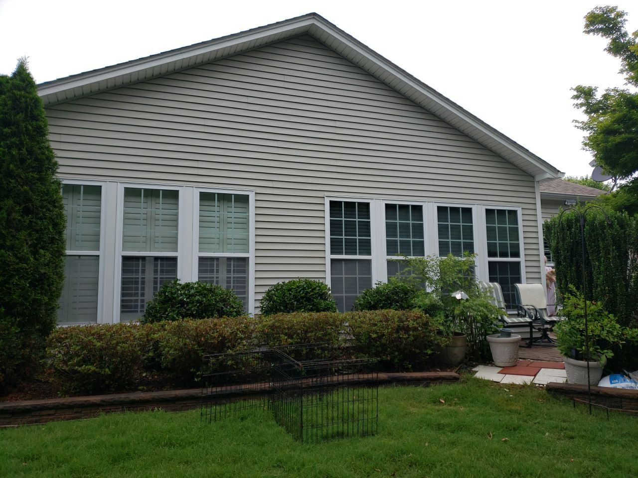 House Wash using cleaner by Power Wash Masters LLC