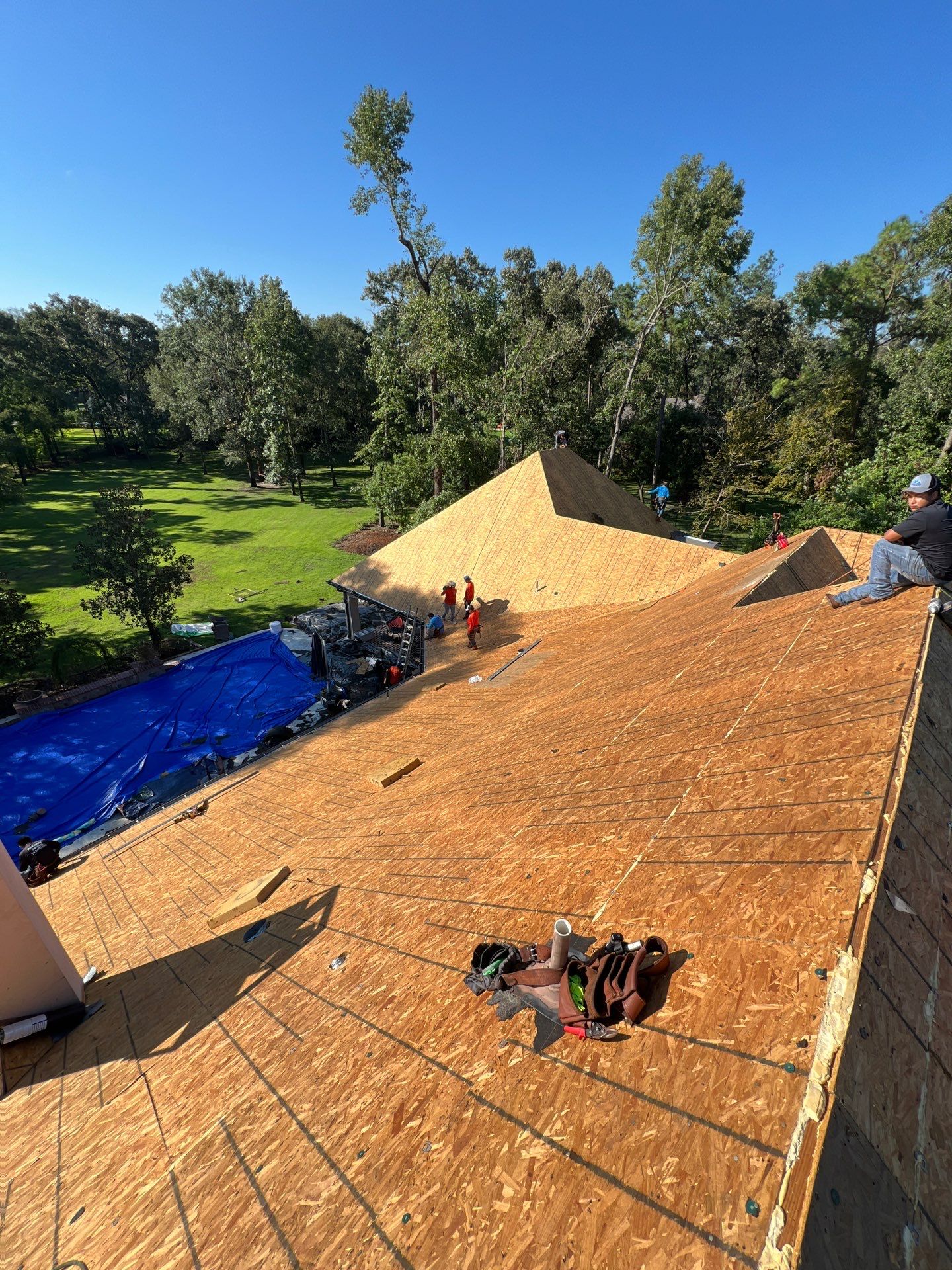 Residential Roofing Installation using Owen's Corning Duration (Lifetime) Shingles by Roof Repair Company