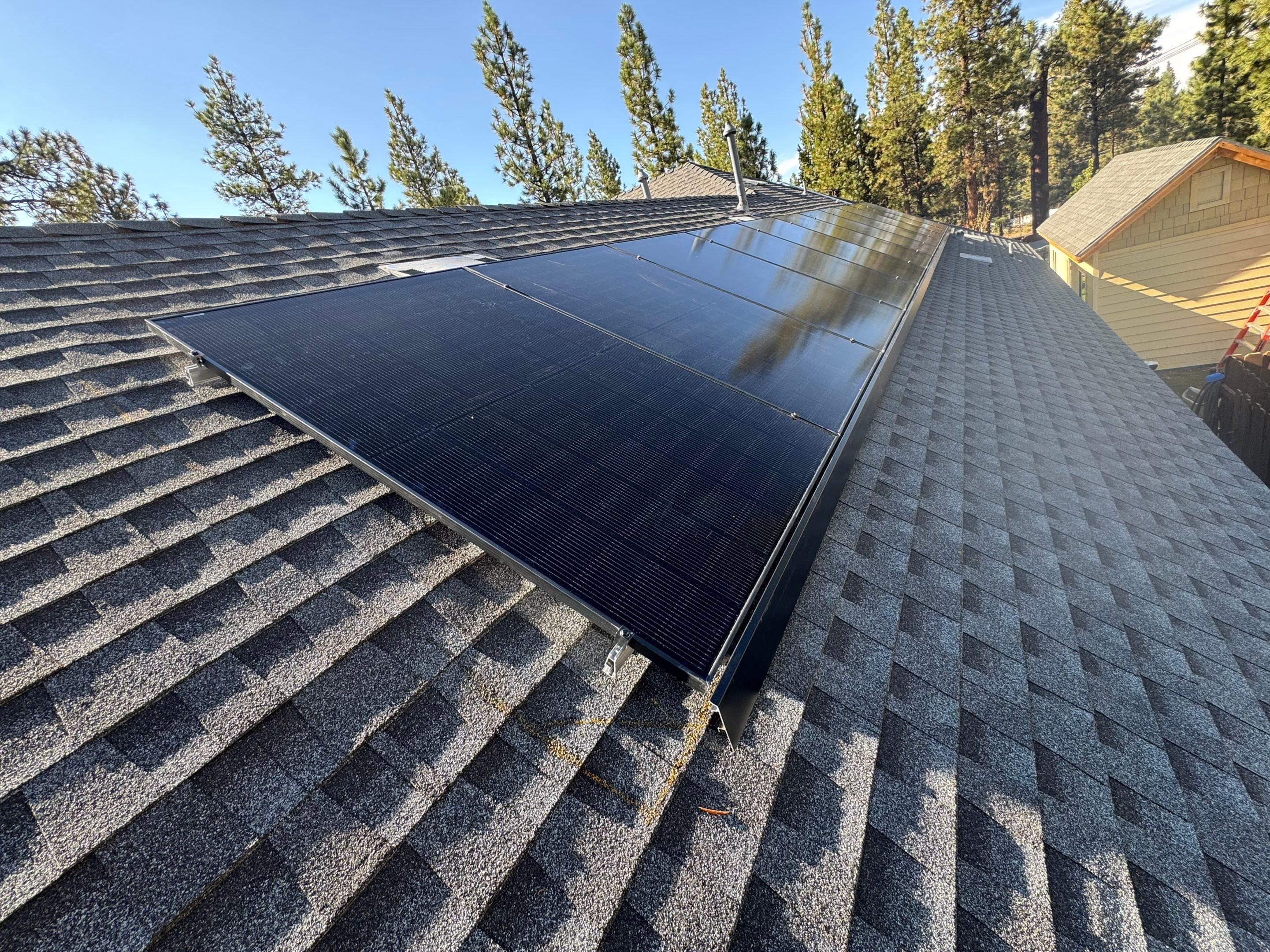 Residential Solar Array and Tesla Powerwall Installation in Big Bear by VIBE SOLAR
