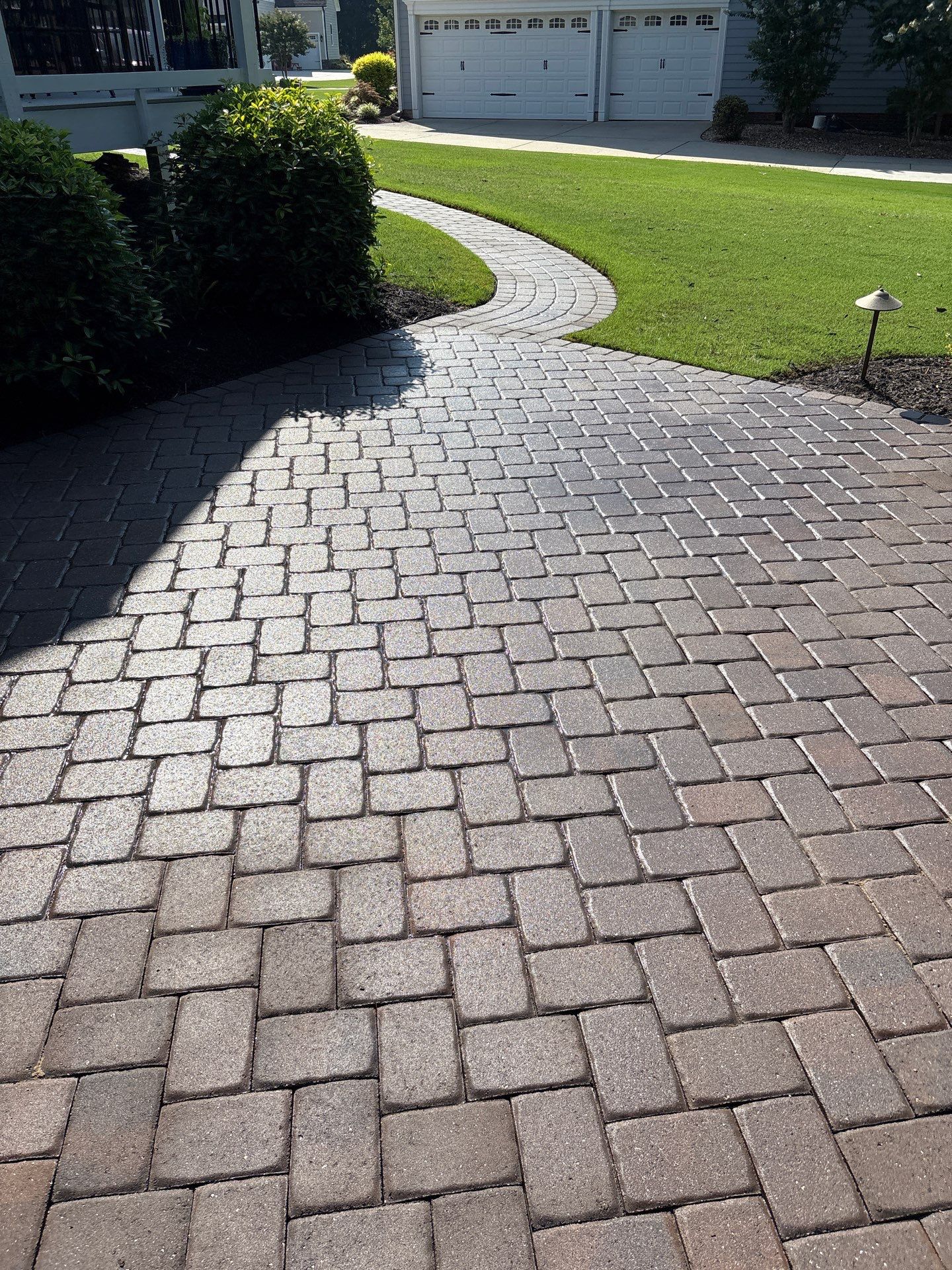 Paver Patio using Concrete Sealant by DuraSeal