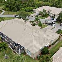 24ga 1.5" Mechanical Seam Sierra Tan by Total Roofing System The Metal Roof Experts