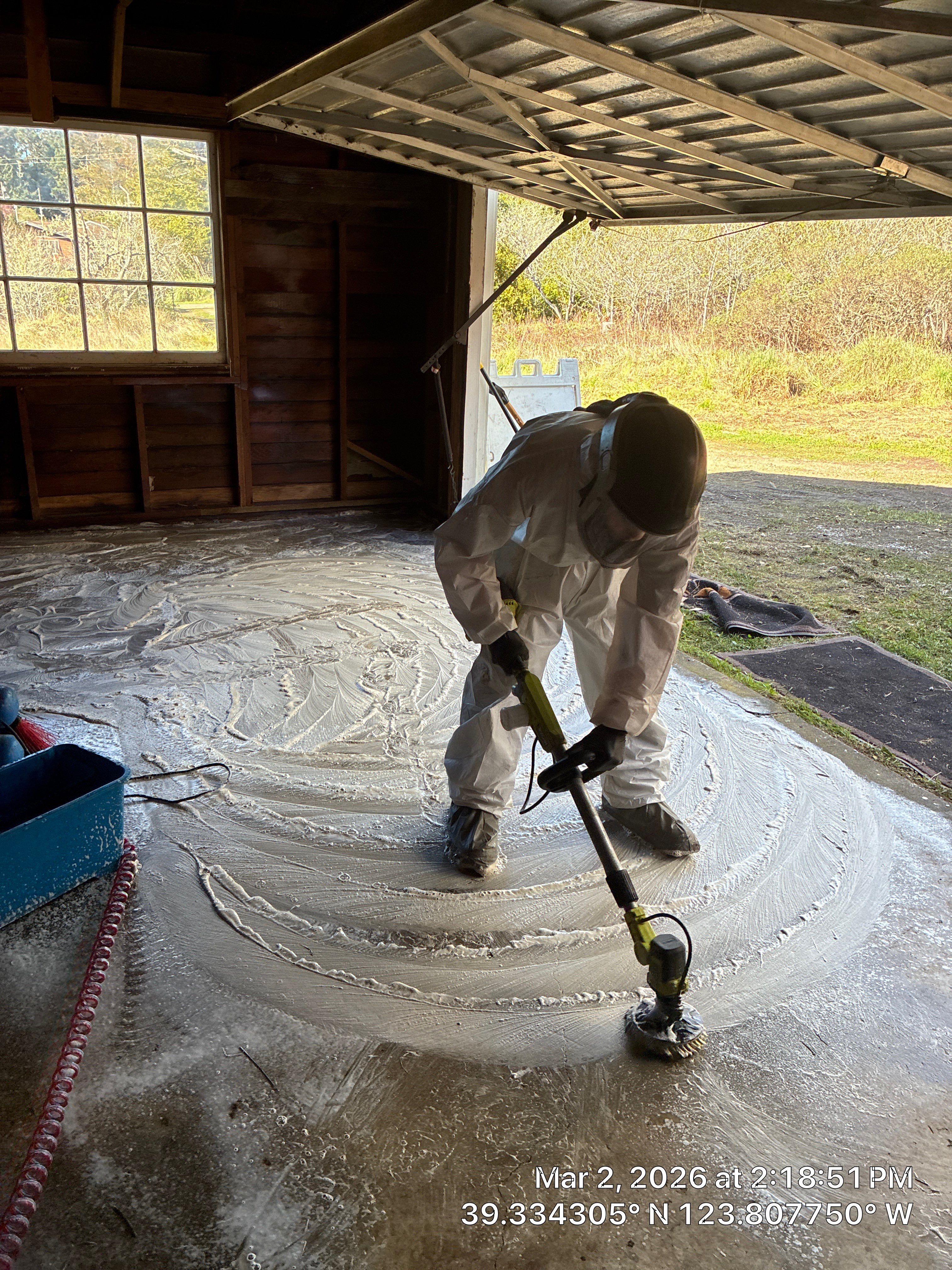 Project in Mendocino by 911 Hazmat Cleanup 