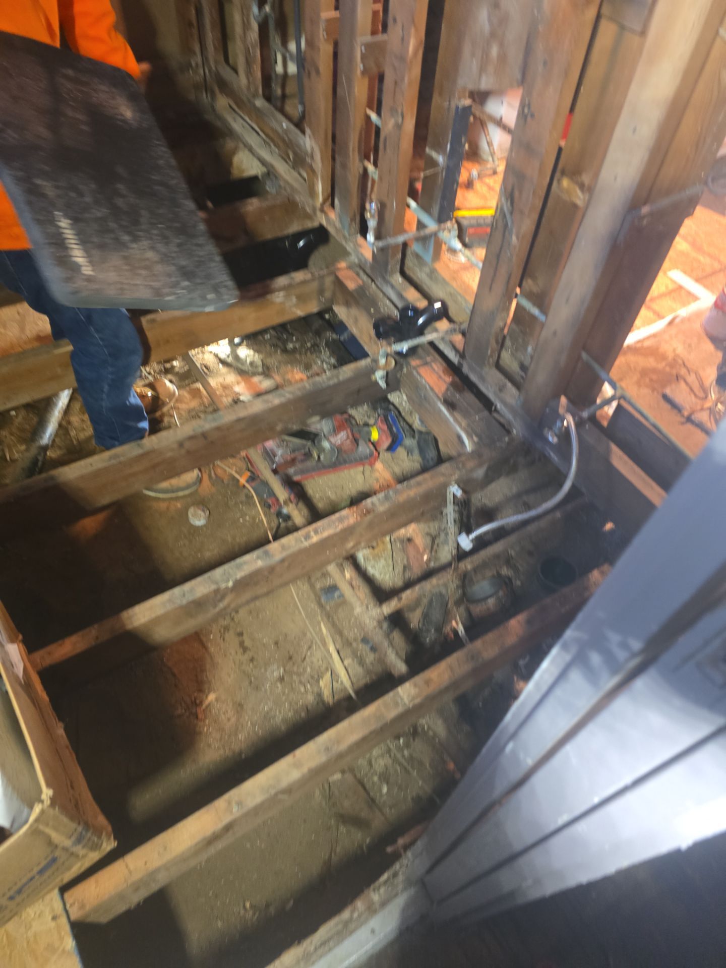 Installing New Piping and Checking Underneath Home by Us Plumbing