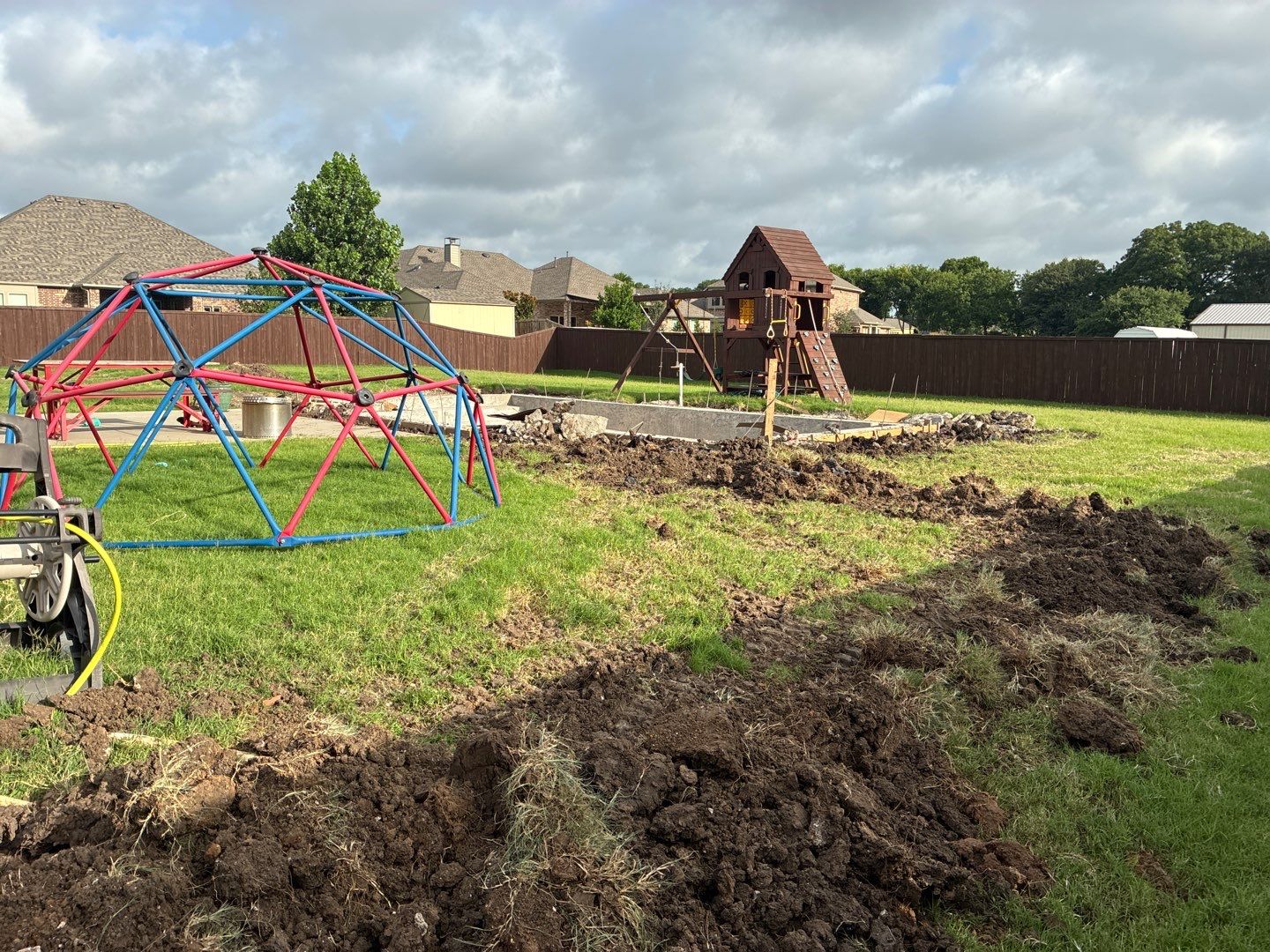 Custom In-Ground Rectangular Pool Installation in Wylie by Hobert Pools
