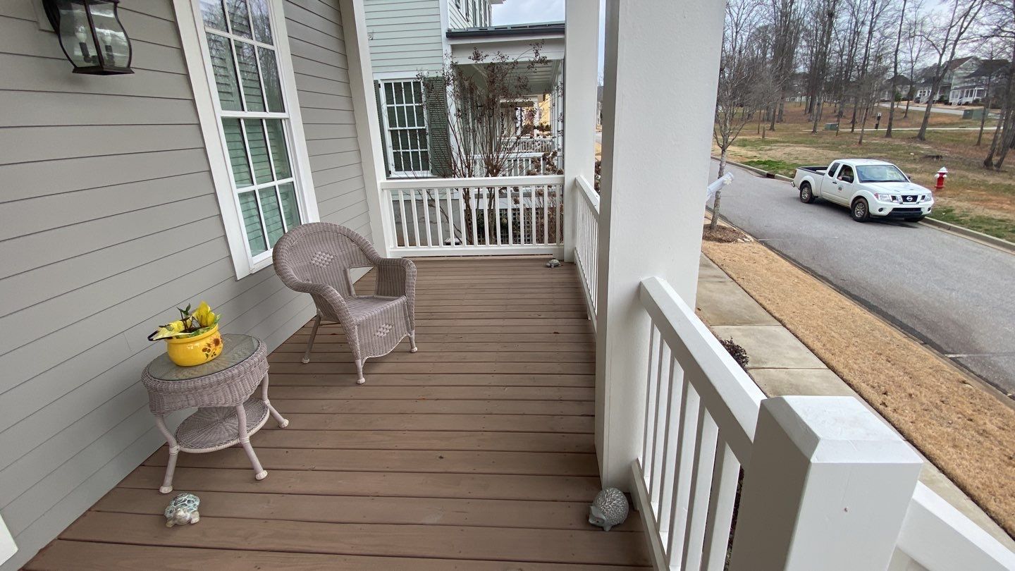 Coated Deck using Wood Sealant by DuraSeal