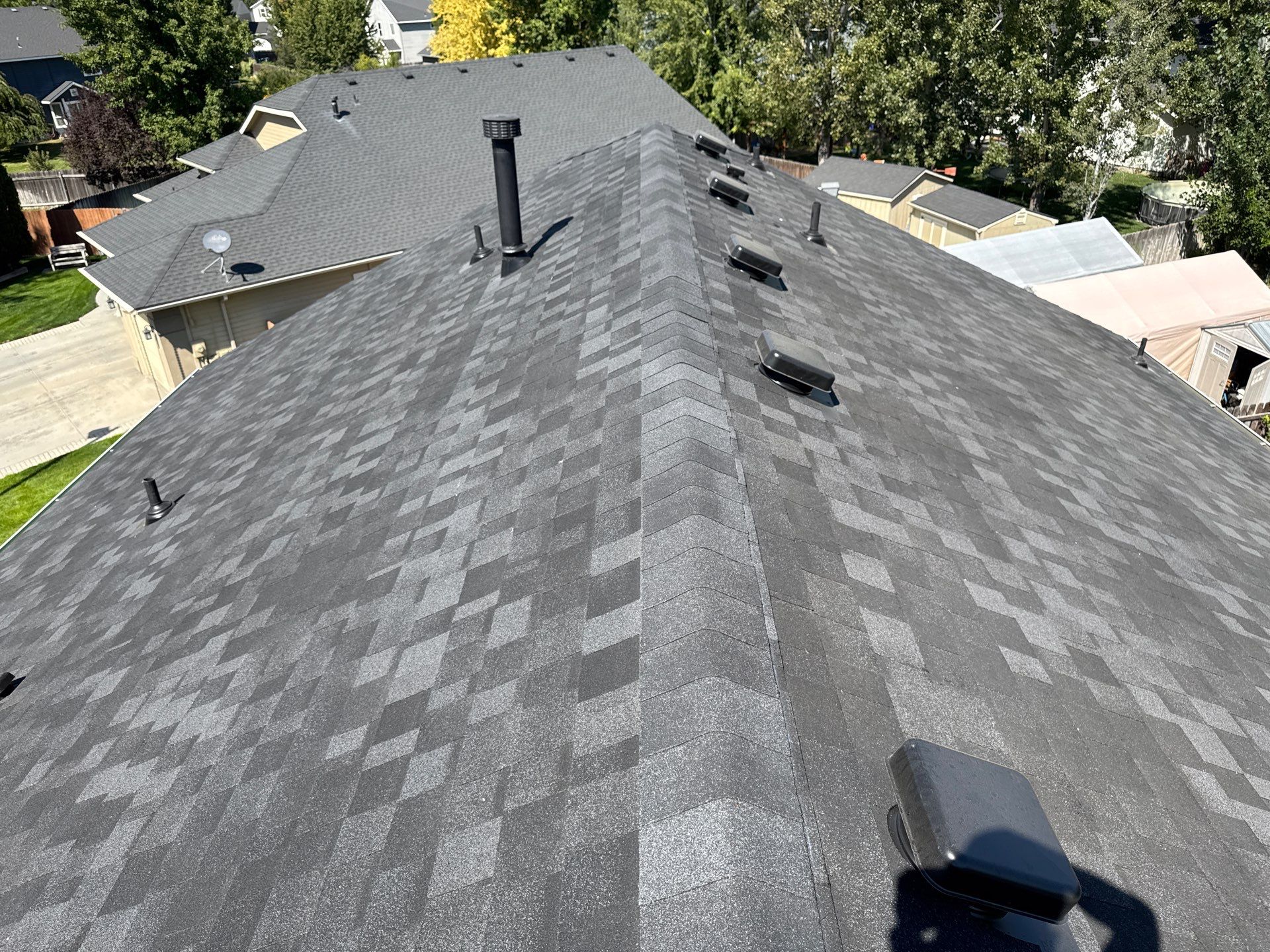 Residential Roof Replacement with Architectural Shingles in Nampa by Olive Roofing