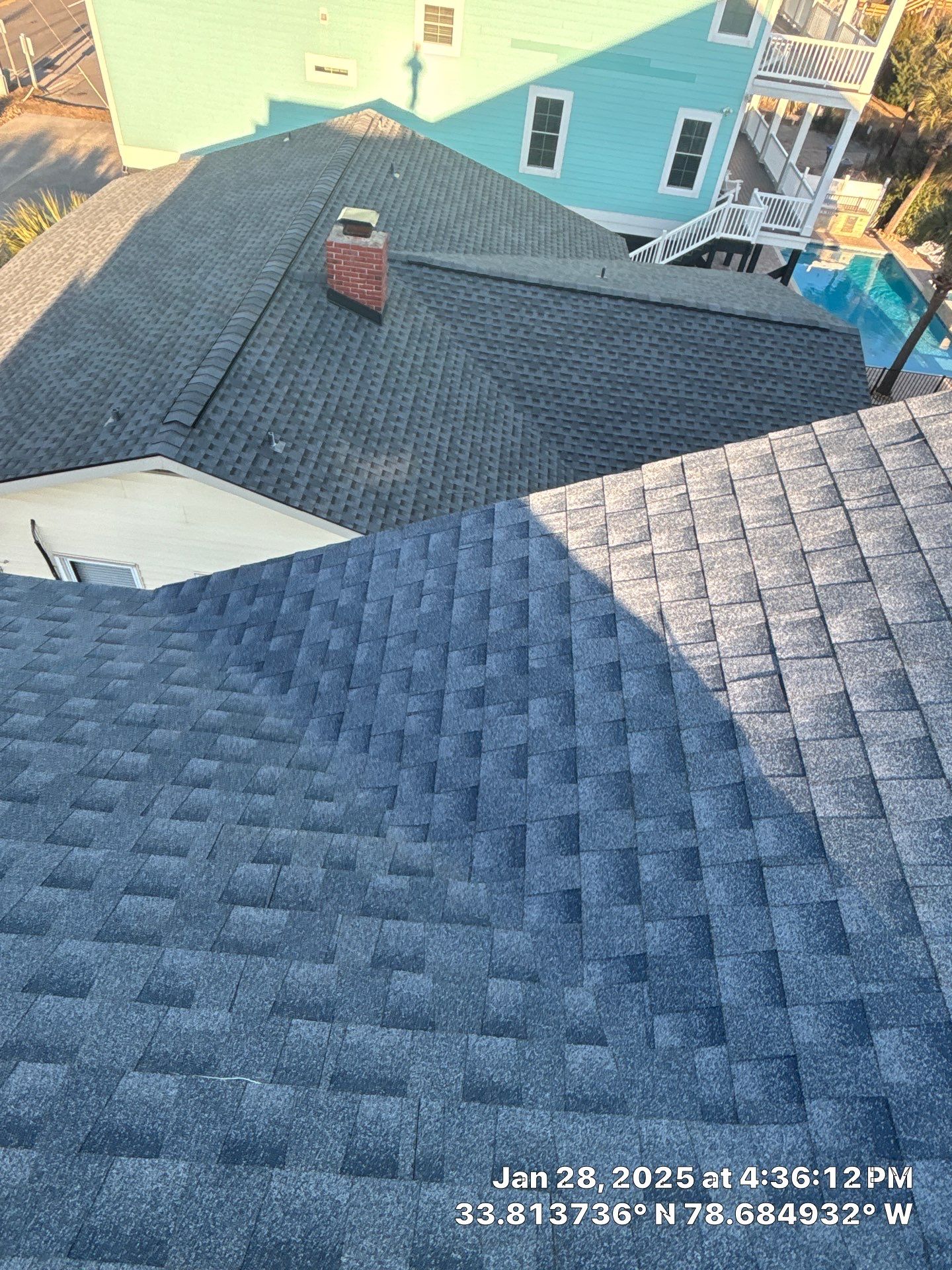 GAF HDZ - Biscayne Blue by Linta Roofing