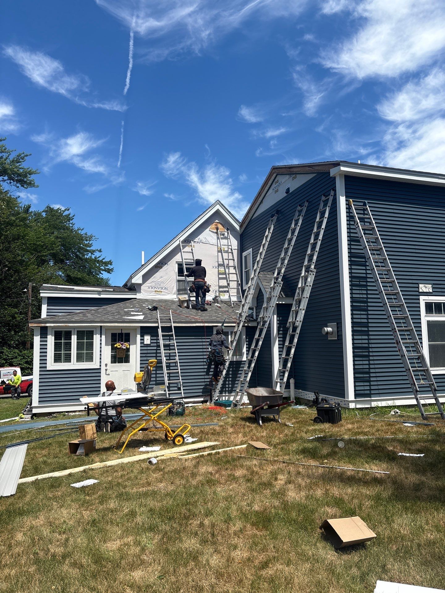 Premium Mixed-Material Siding Installation in North Billerica, MA by Mighty Dog Roofing of Greater Middlesex County