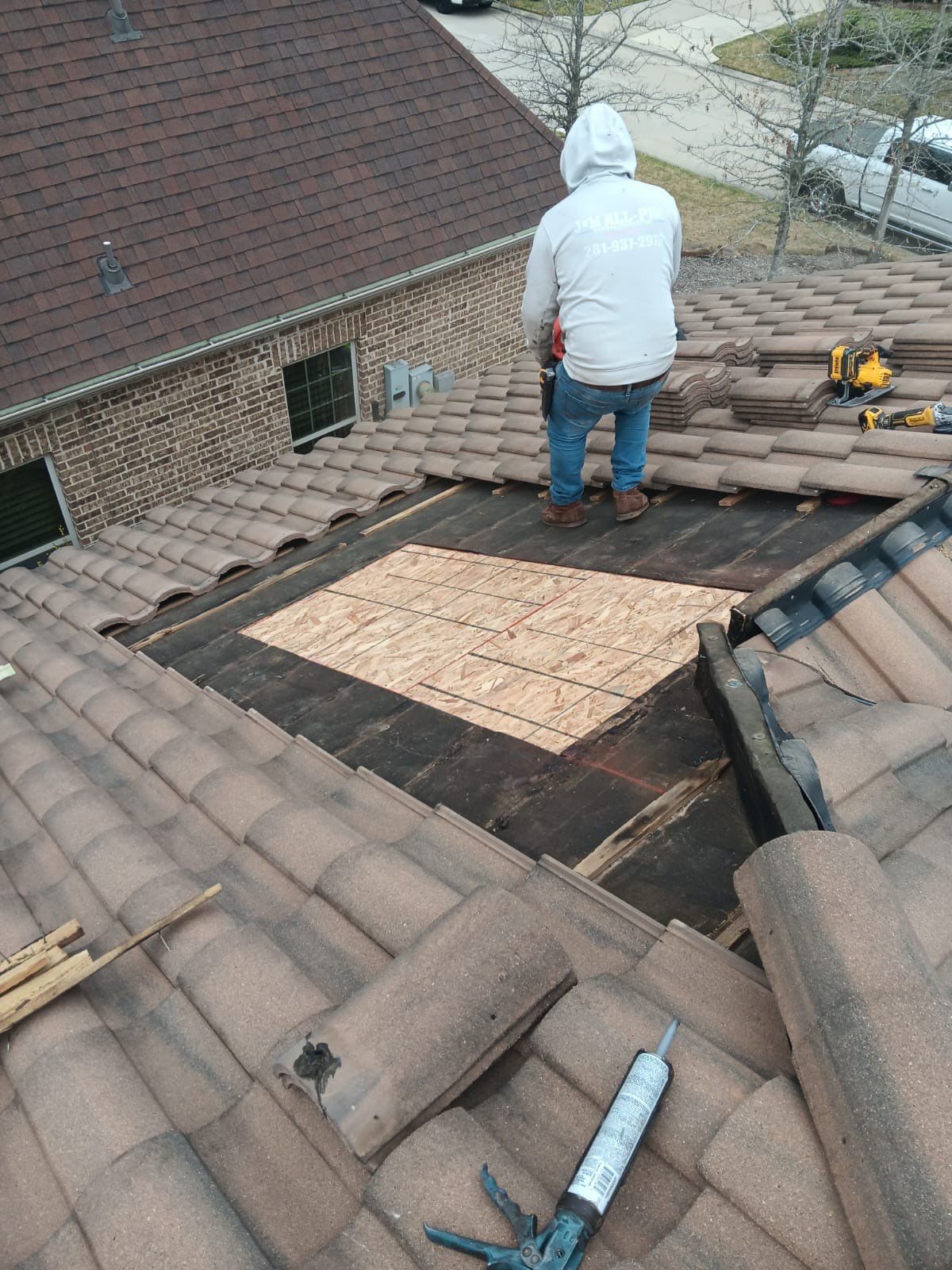 Tile Roof Repair by Roof Repair Company