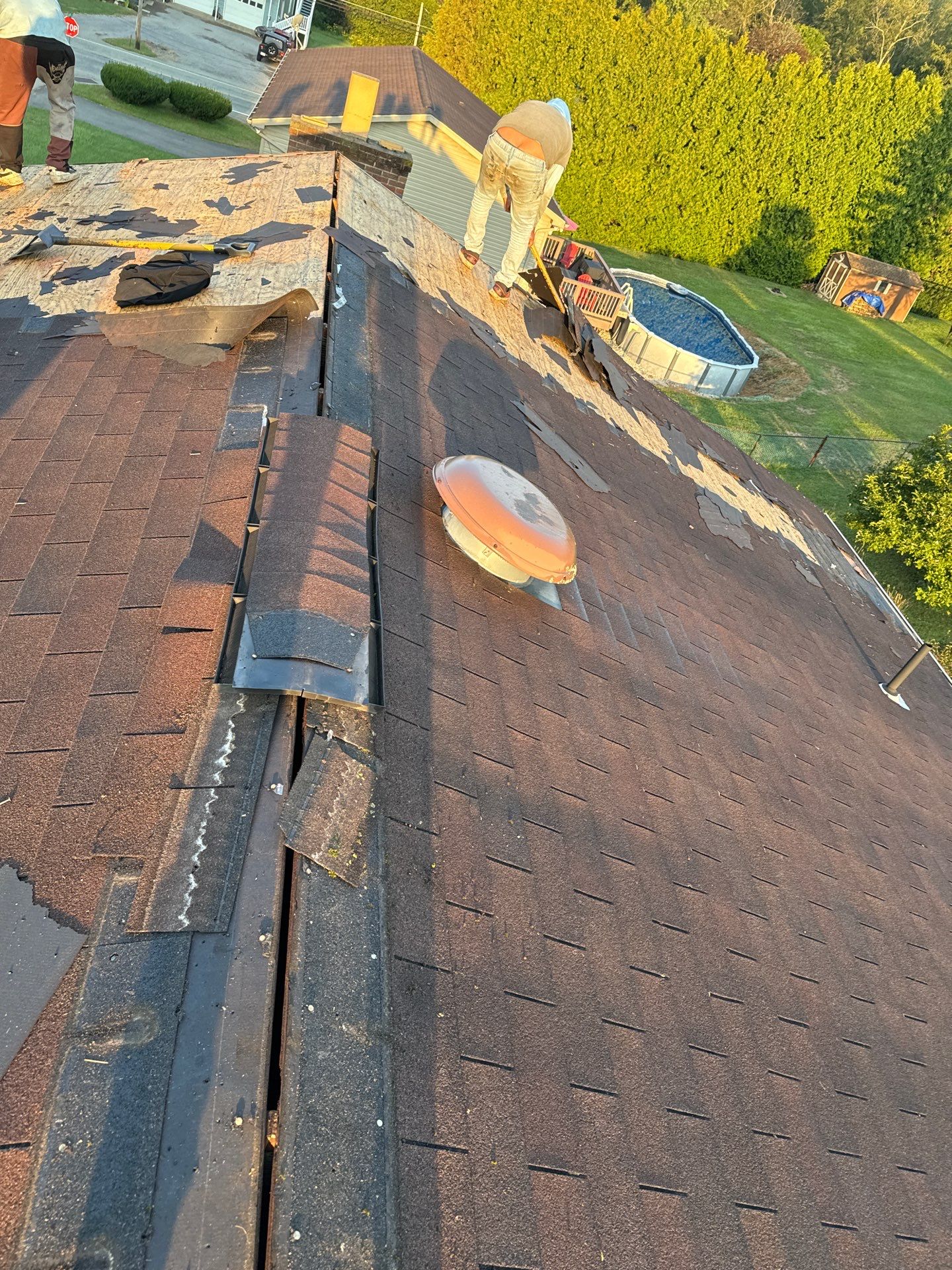 Residential Roofing Installation using GAF HDZ SHINGLES by La Bendicion Contruction Llc