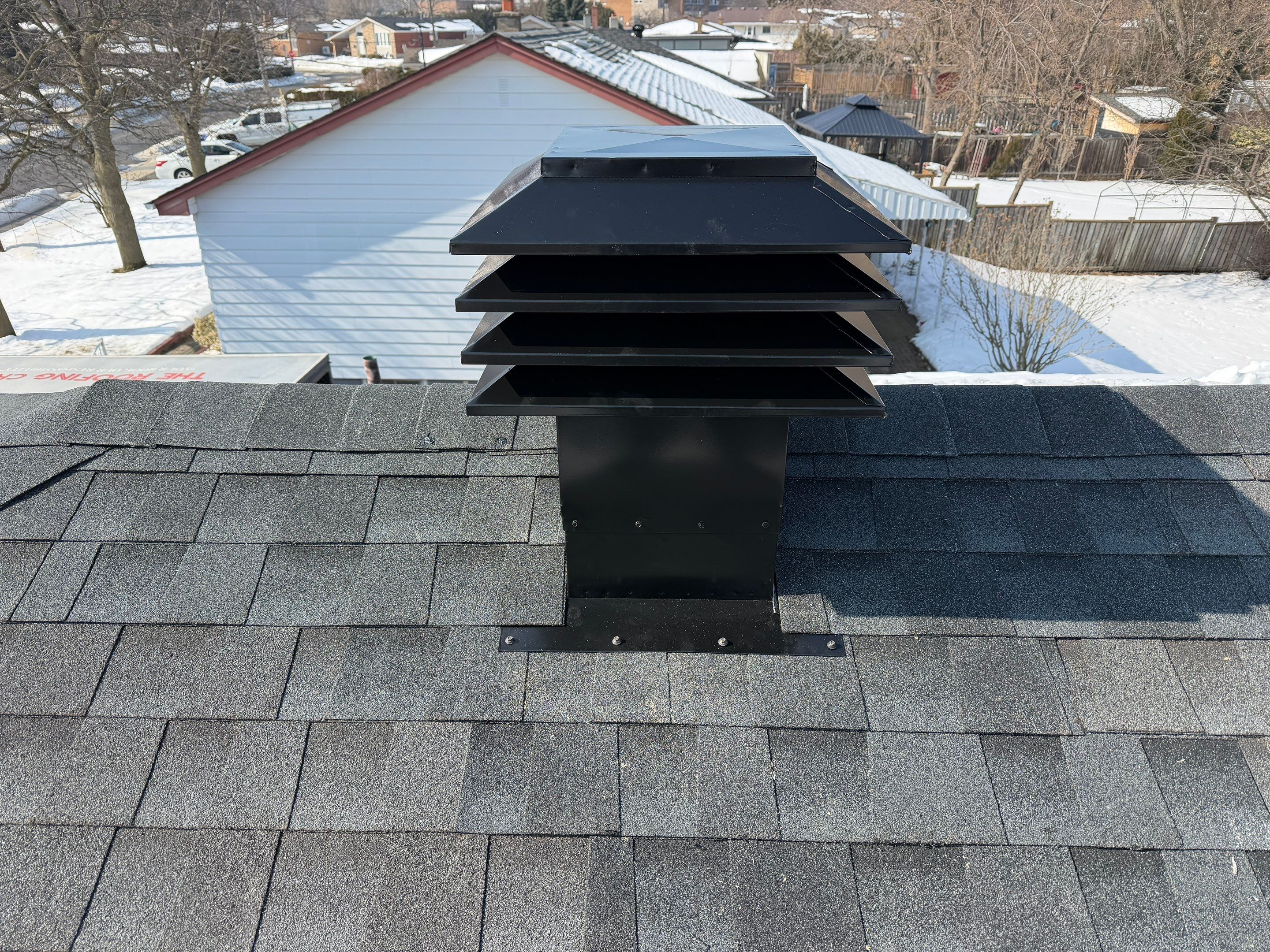 Project in Burlington by The Roofing Crew