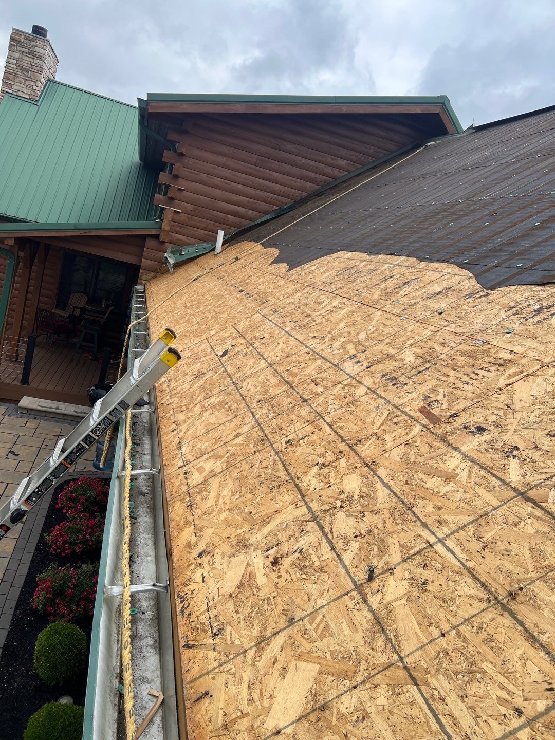 Residential Roofing Installation using Performance Panel Metal - Frost Black by RoofX 