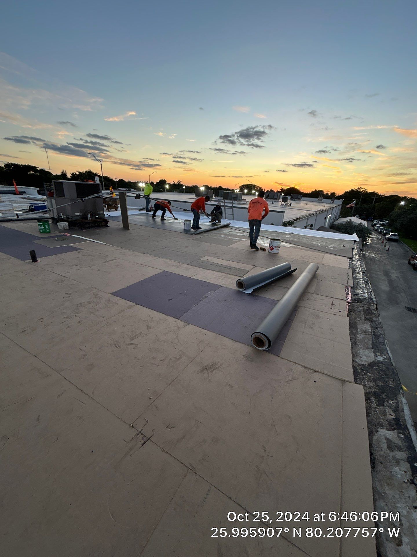 COMMERCIAL REROOF GAF TPO EVERGUARD 60 MIL SMOOTH WITH 1-1/2" INSULATION by Earl W. Johnston Roofing
