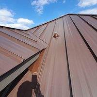 24ga 1.5 Mechanical Seam Mansard Brown by Total Roofing System The Metal Roof Experts