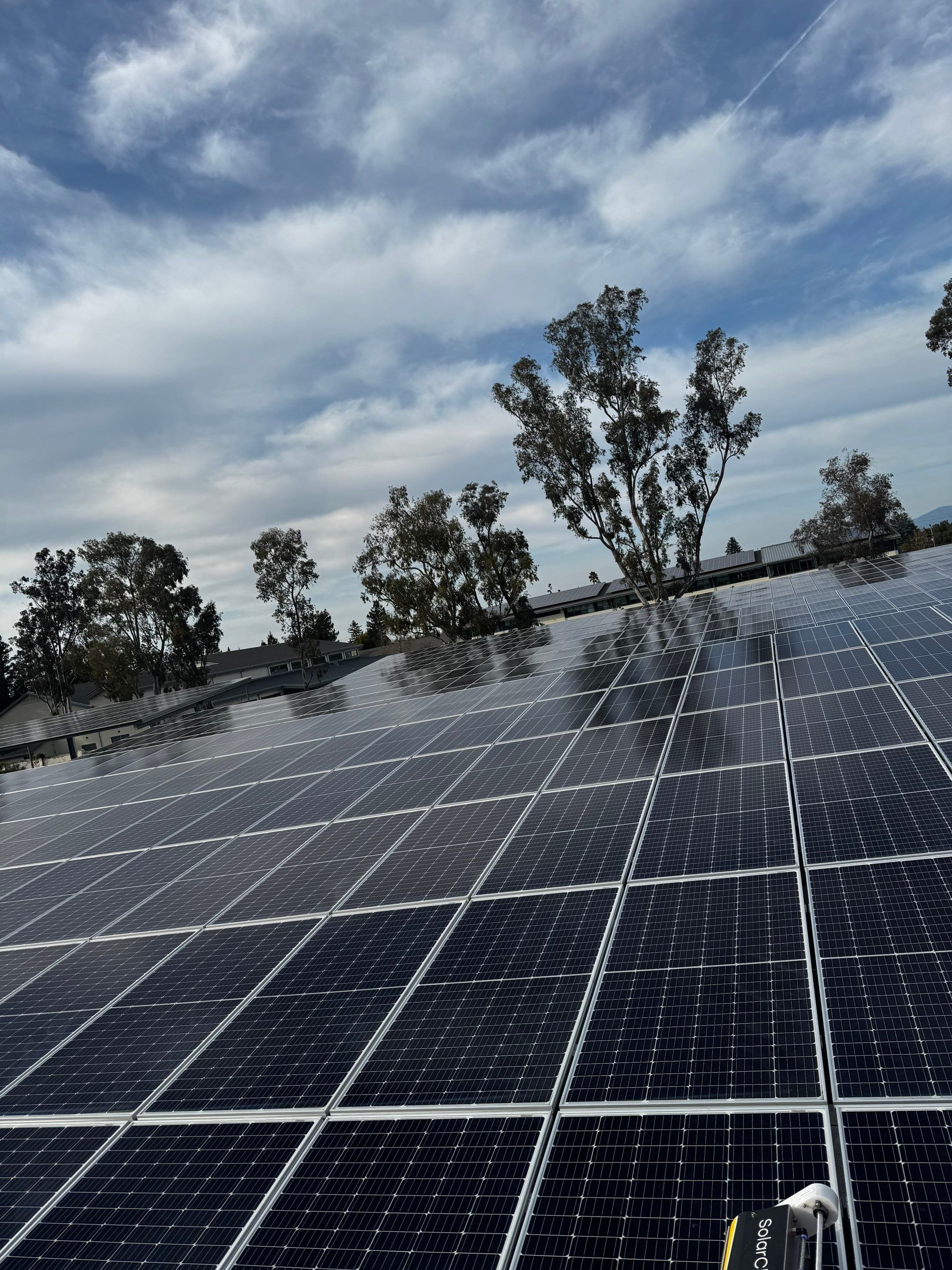 Commercial Solar Panel Cleaning using Deionized Water by All One Solar Shine