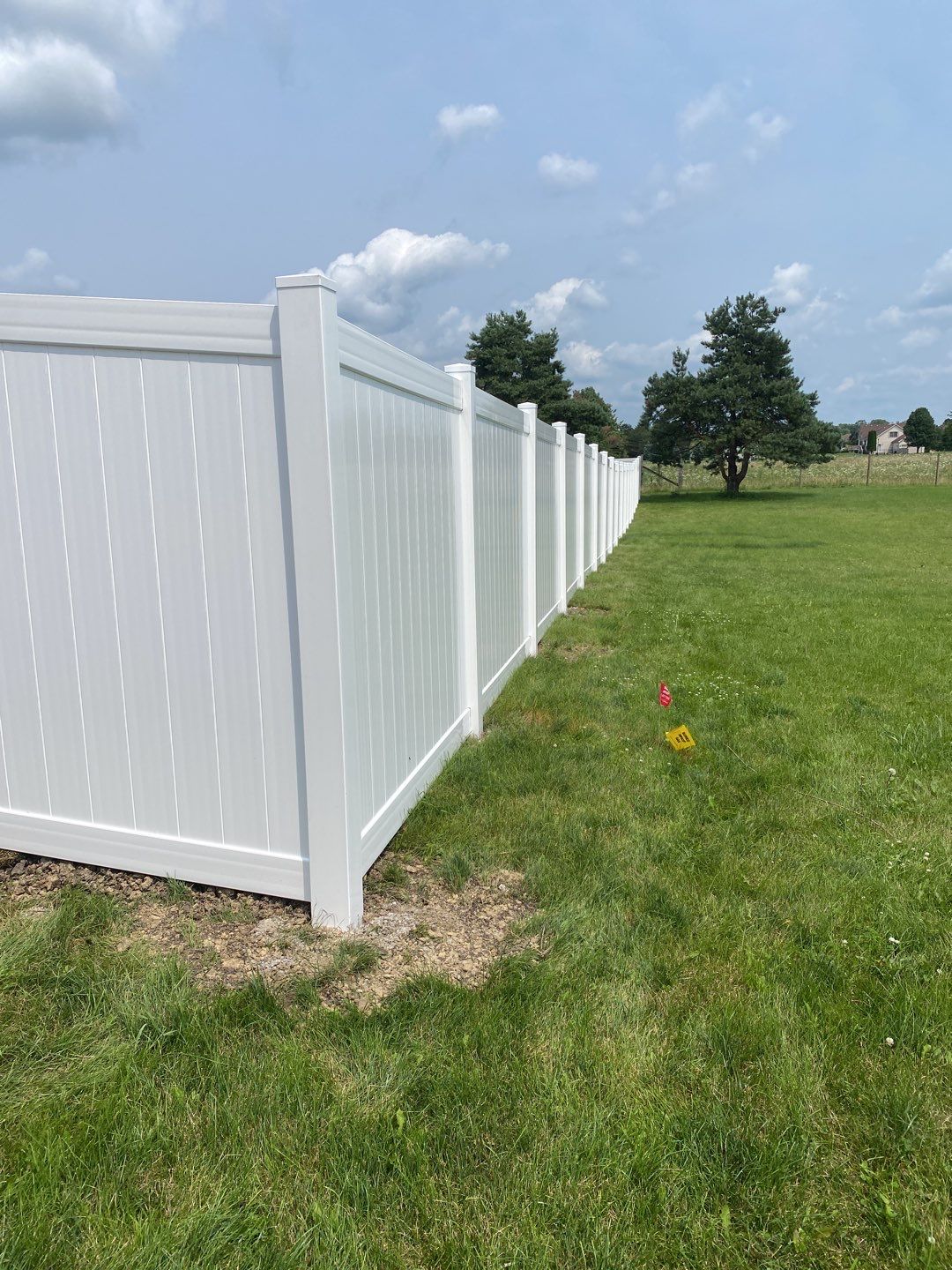 vinyl fence using vinyl fence by Kraz Construction