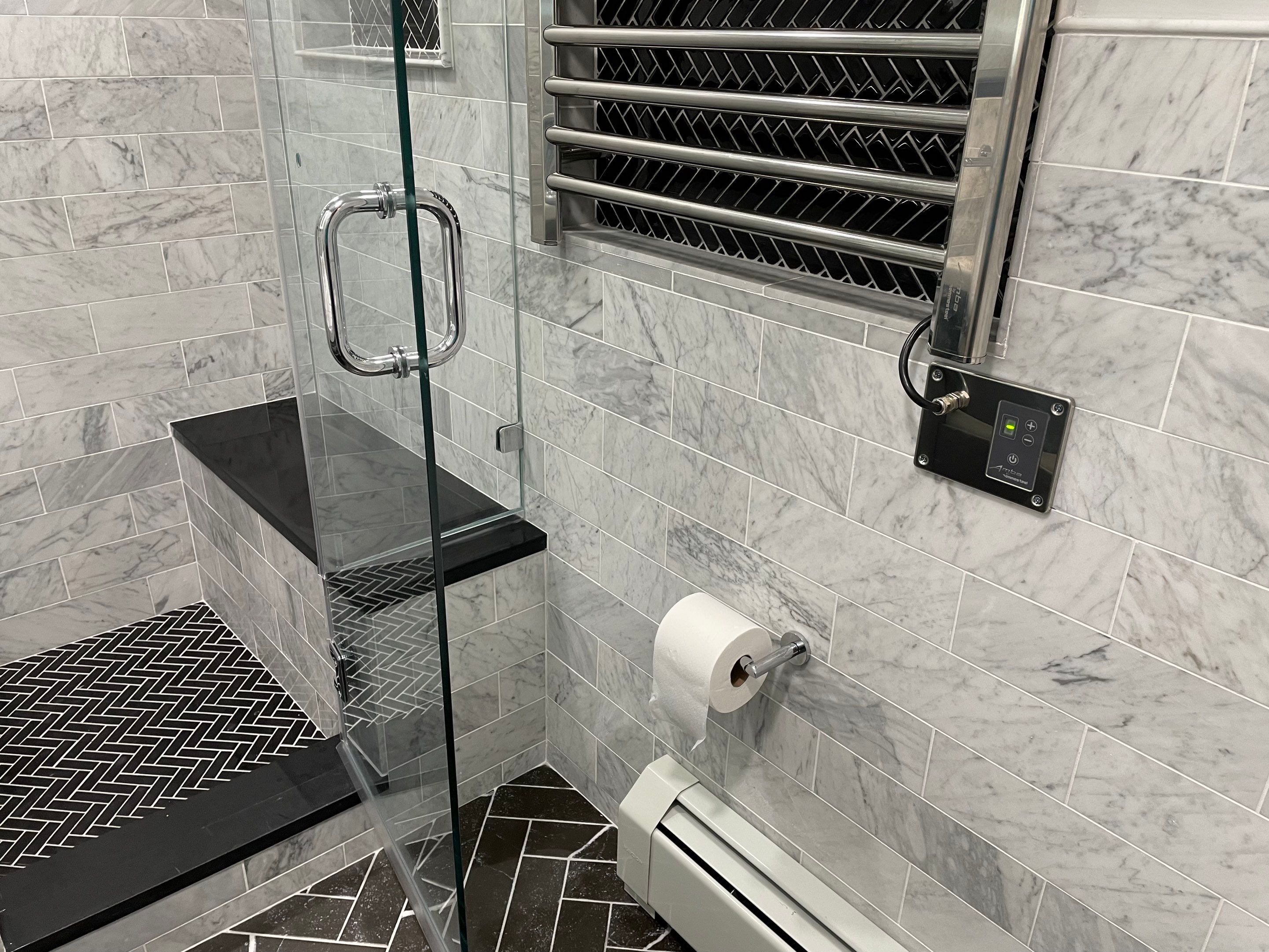 Bathroom Remodel using Tile by Home Concepts Construction