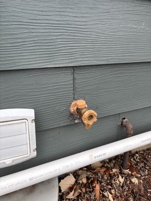 Plumbing Repair using Frost free Spigot