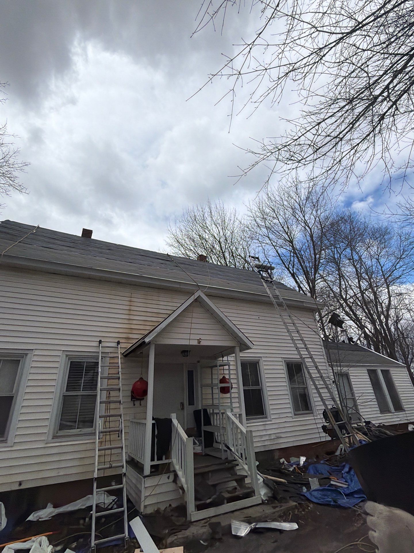 Asphalt Shingle Roof Replacement for Two-Story Waterville Home by Tall pine roofing