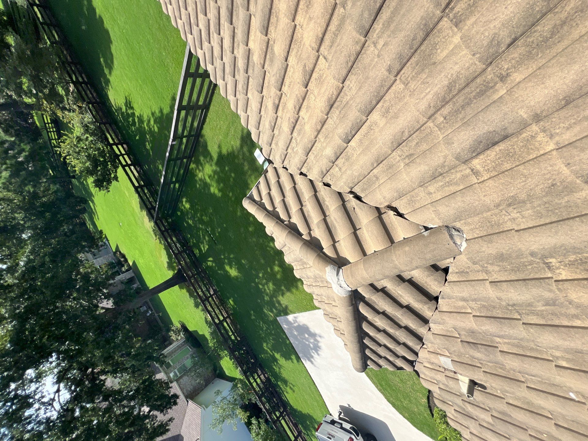 Residential Roofing Repair using tile by Roof Repair Company