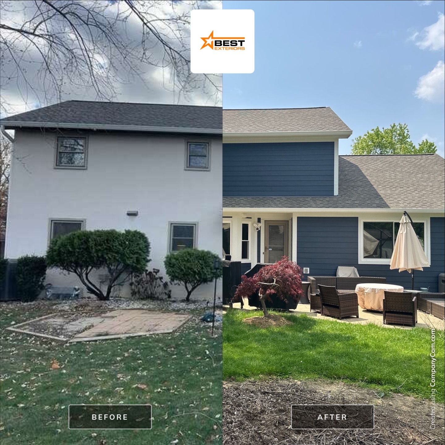 James Hardie Siding Project in Worthington by Best Roofing & Siding Company