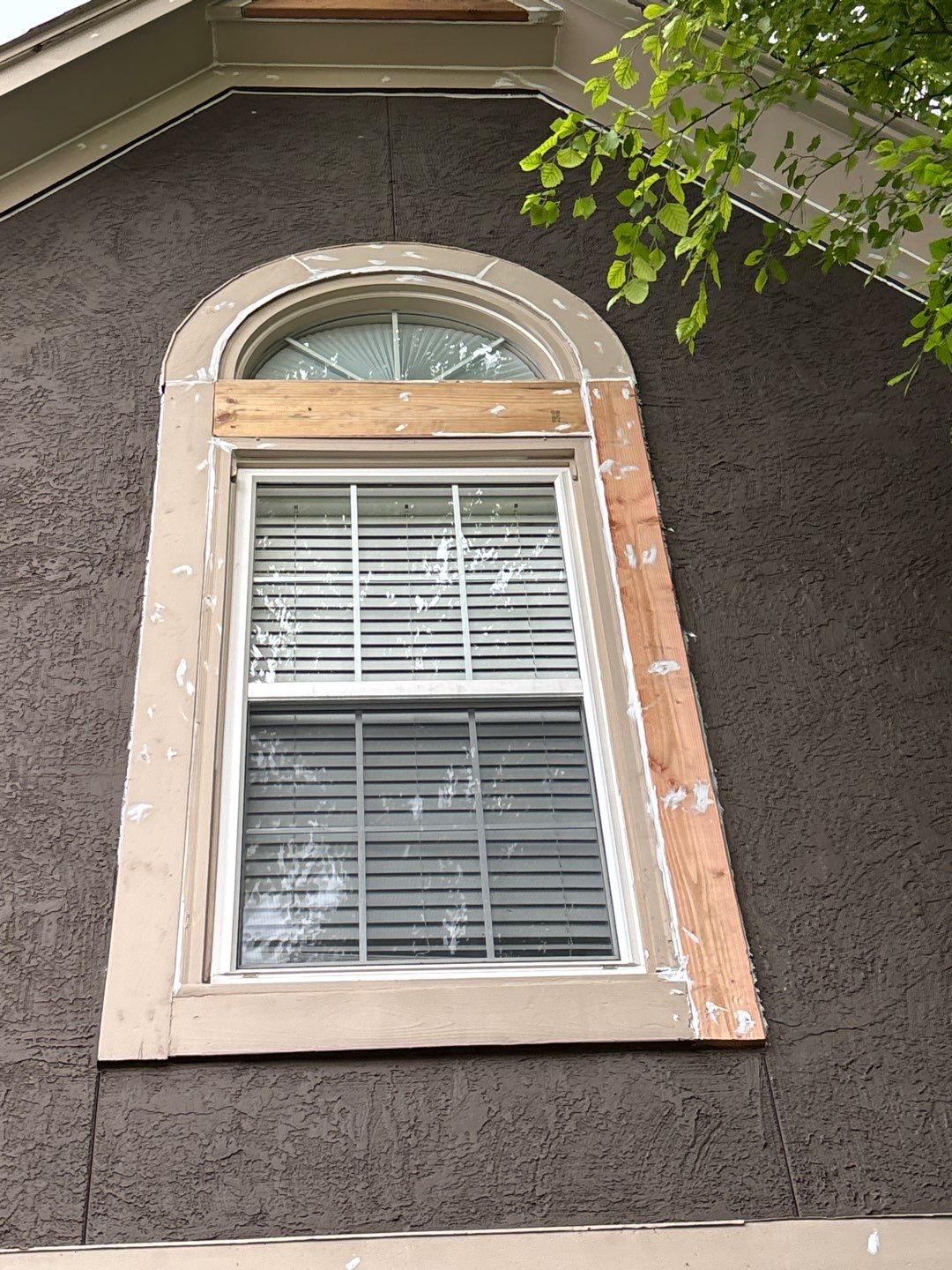 Exterior Painting and Wood Rot Repair for Overland Park Residence by Cougar Painting