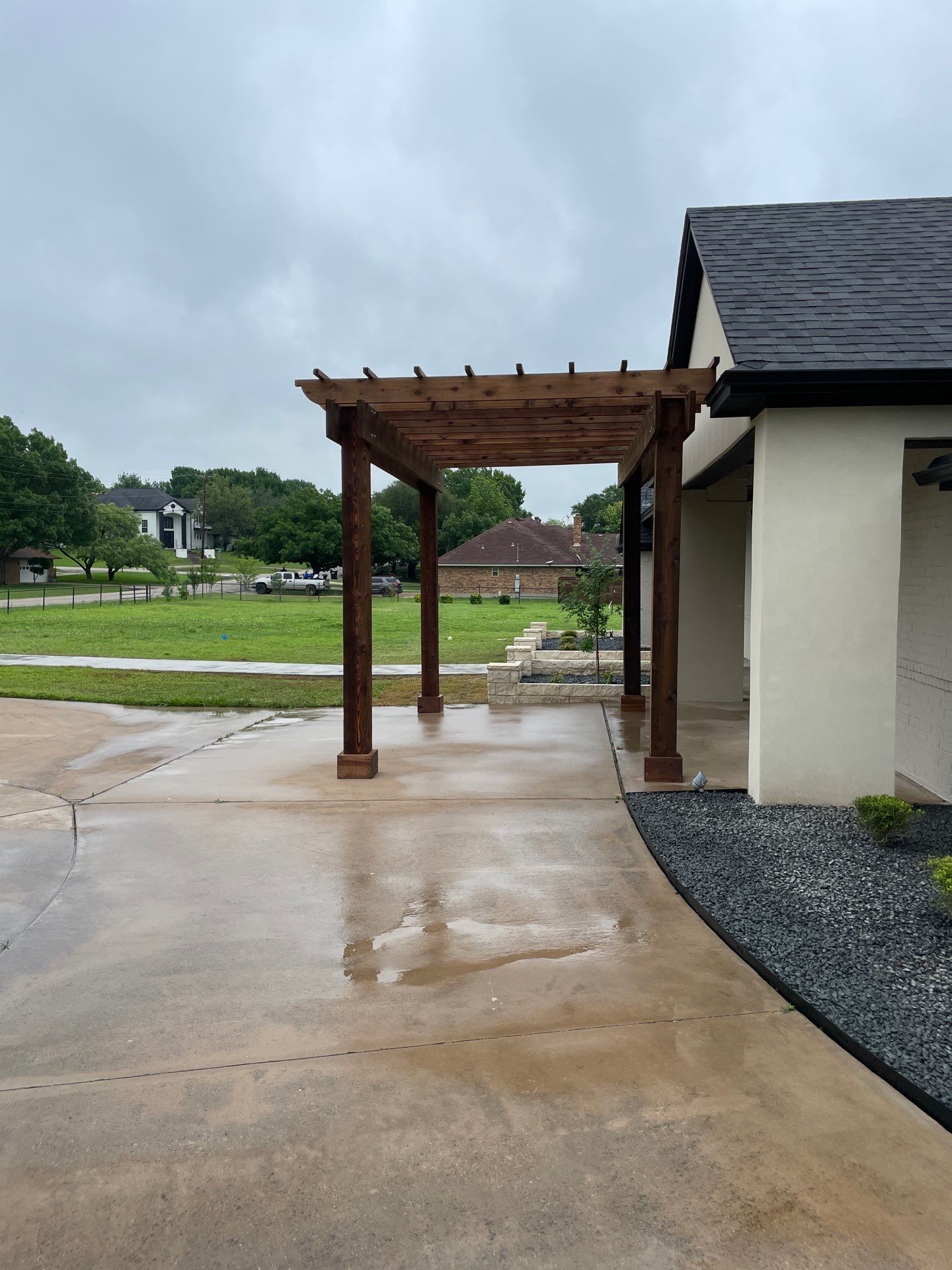 Pergola Entry for Function & a Modern Look by Peterson’s 