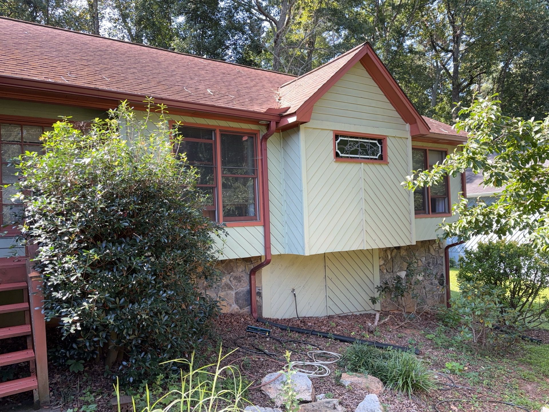 Exterior Painting and Deck Stain in Stone Mountain, GA by Nelson Exteriors