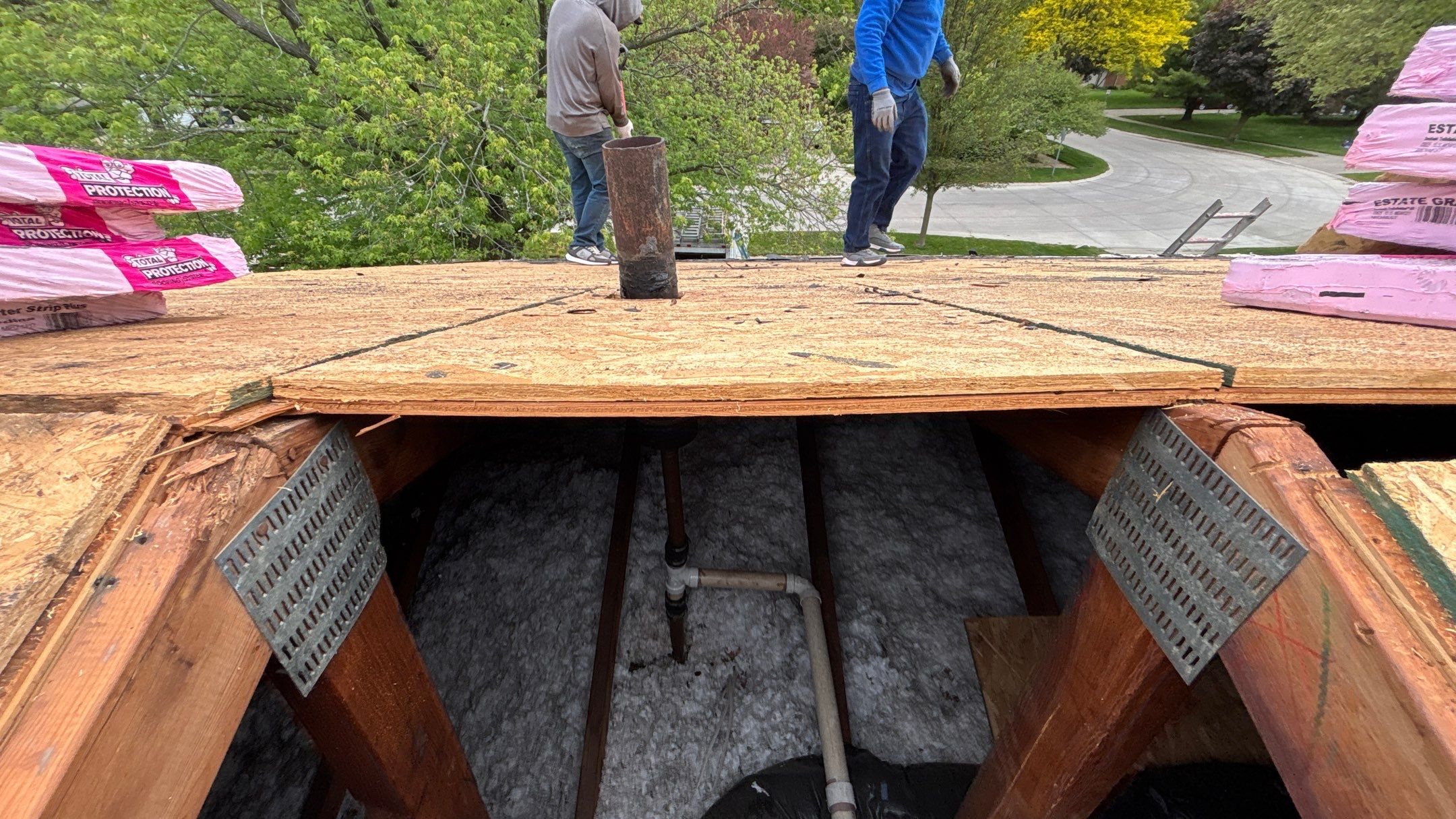 Roof Replacement using Owens Corning Estate Gray by 180 Contractors