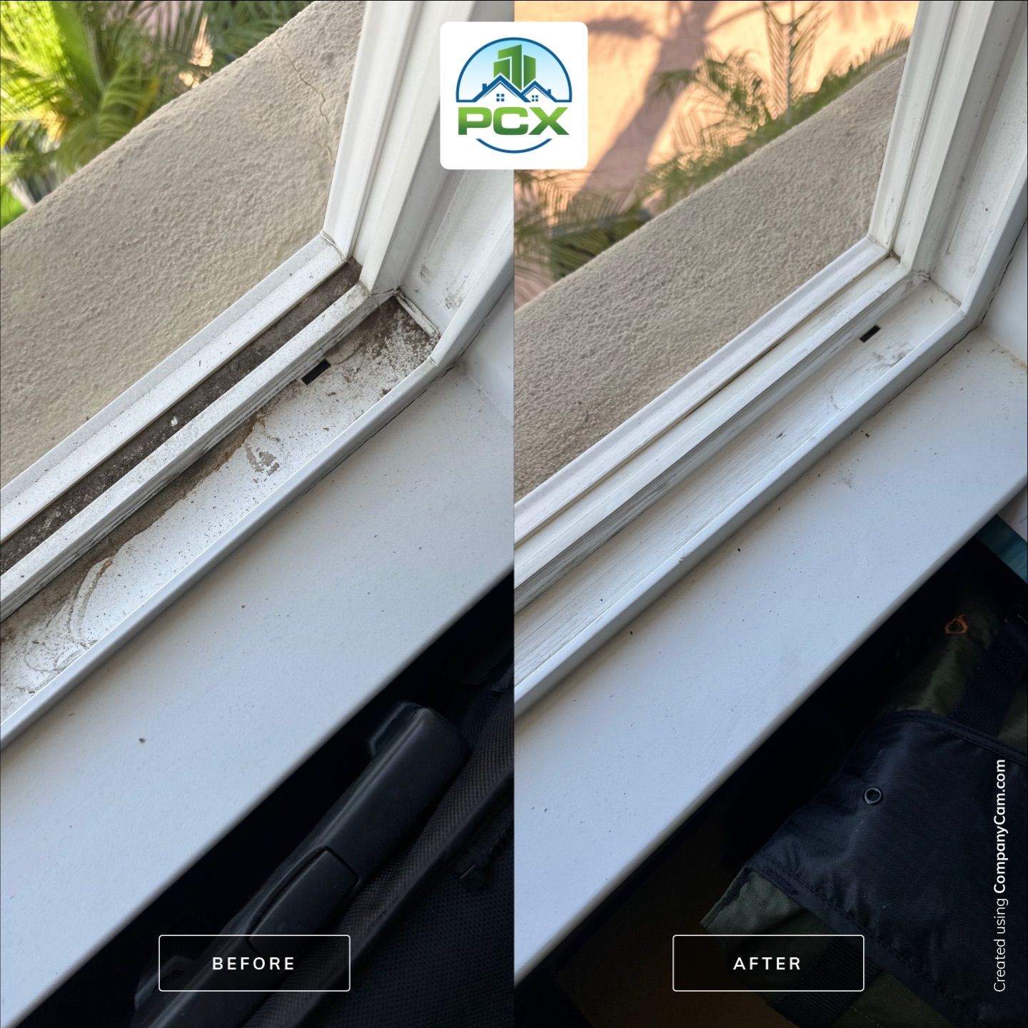 Window Cleaning with Track Detail by Property Cleaning Experts