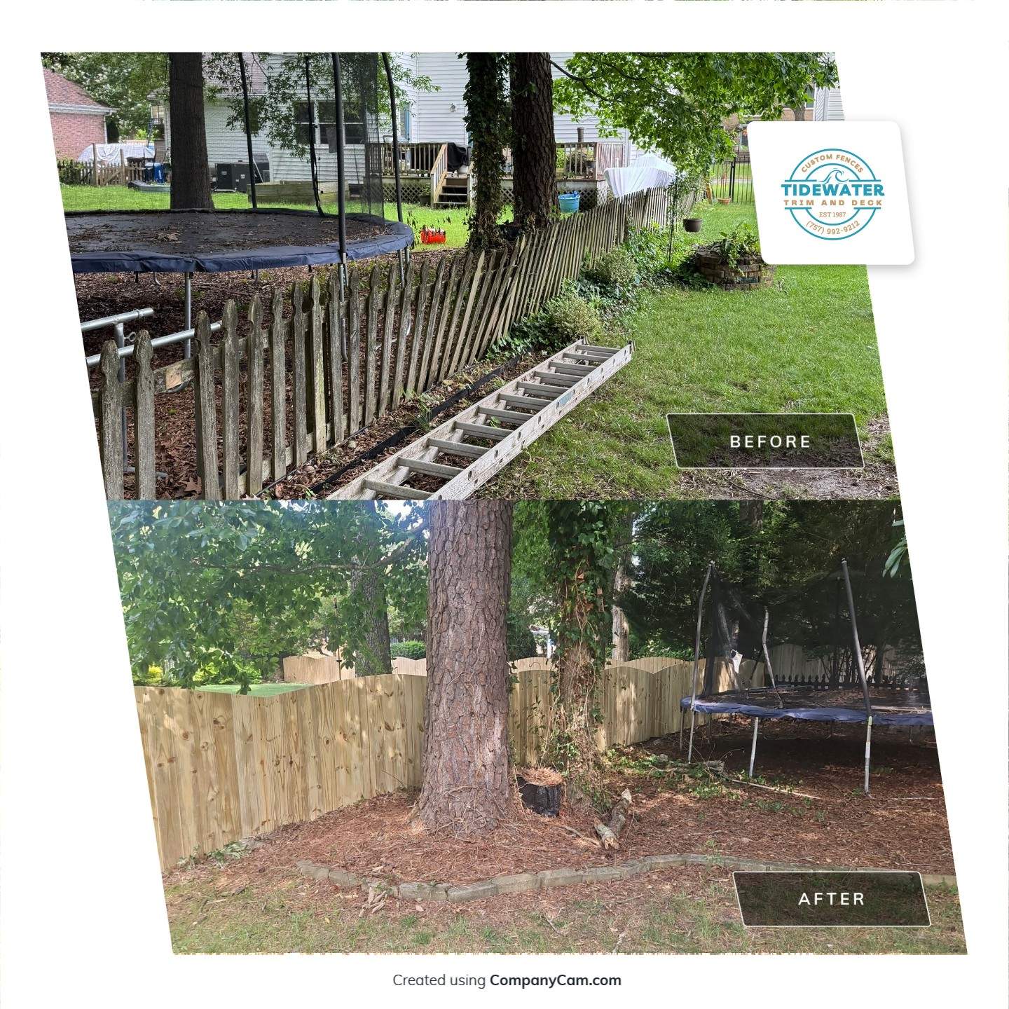Wood That Makes a Statement by Tidewater Fence