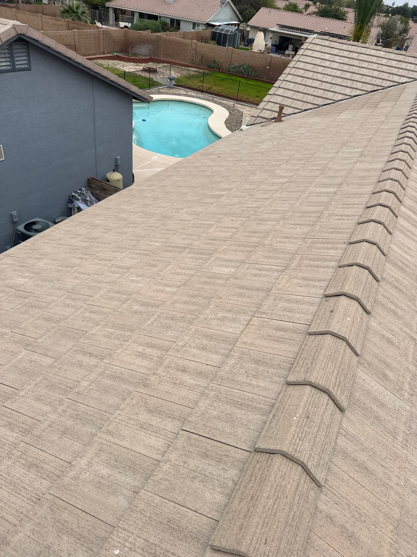 Savannah Beige Concrete Tiles by Reimagine Roofing