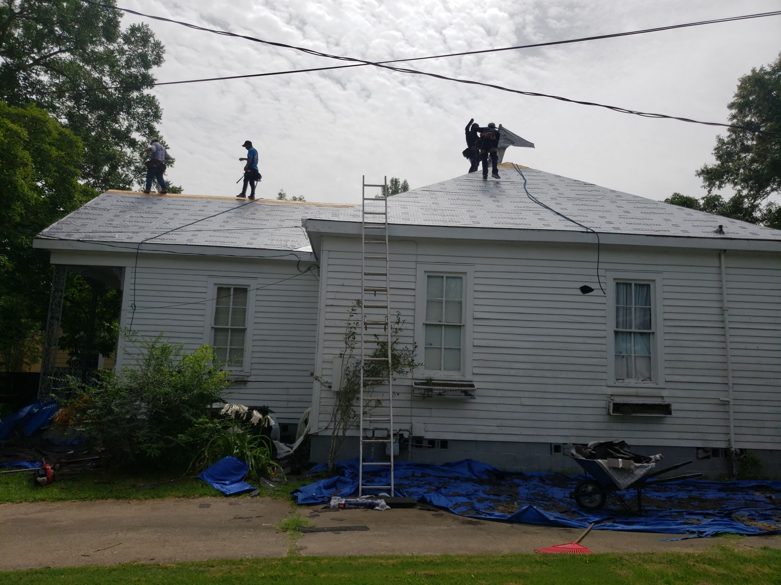 Residential Roofing Installation using Roof Replacement by American Roofing & Construction LLC