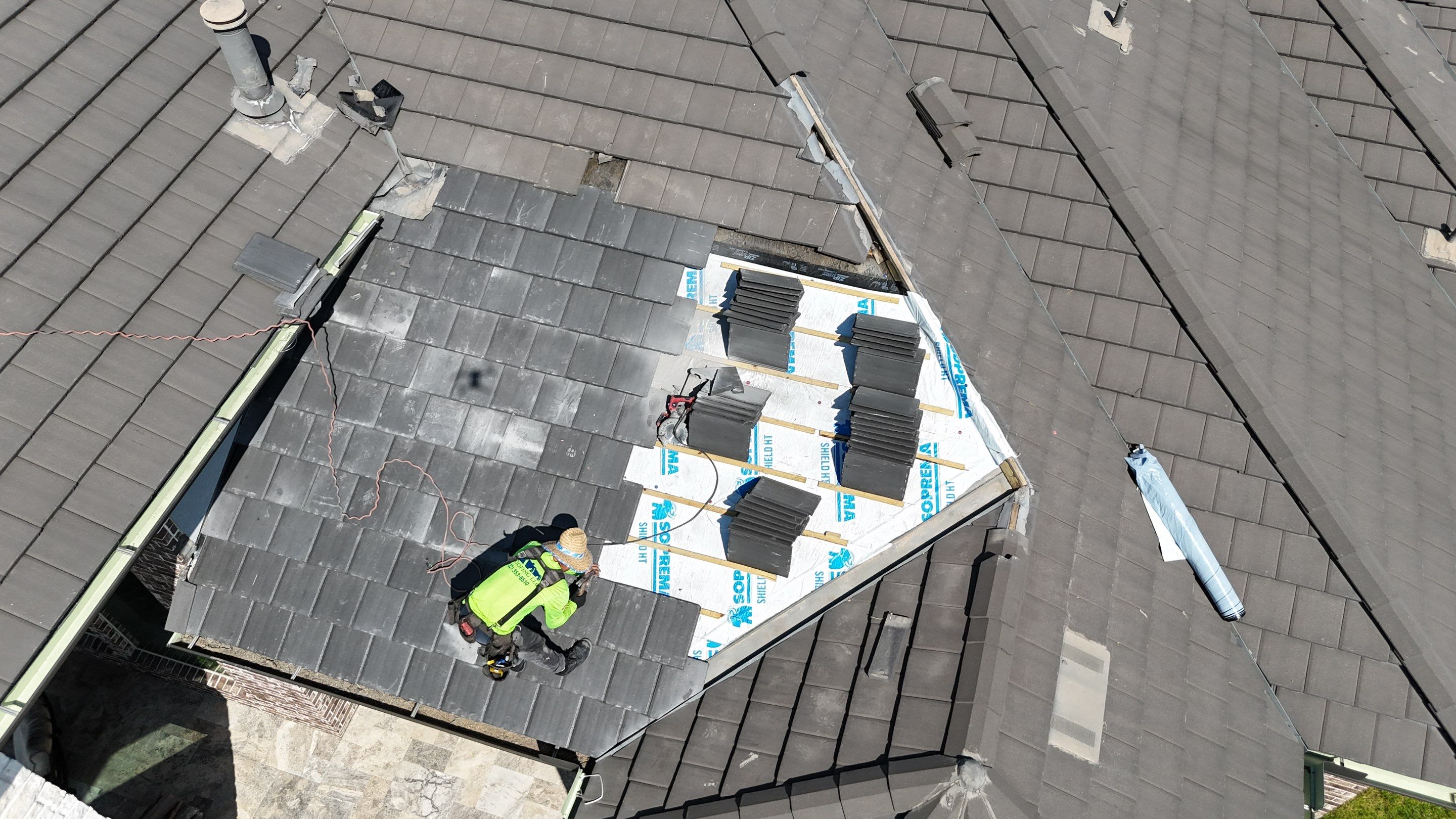 Saxony Tile Repair in Bridgeland! by Core Four Roofing