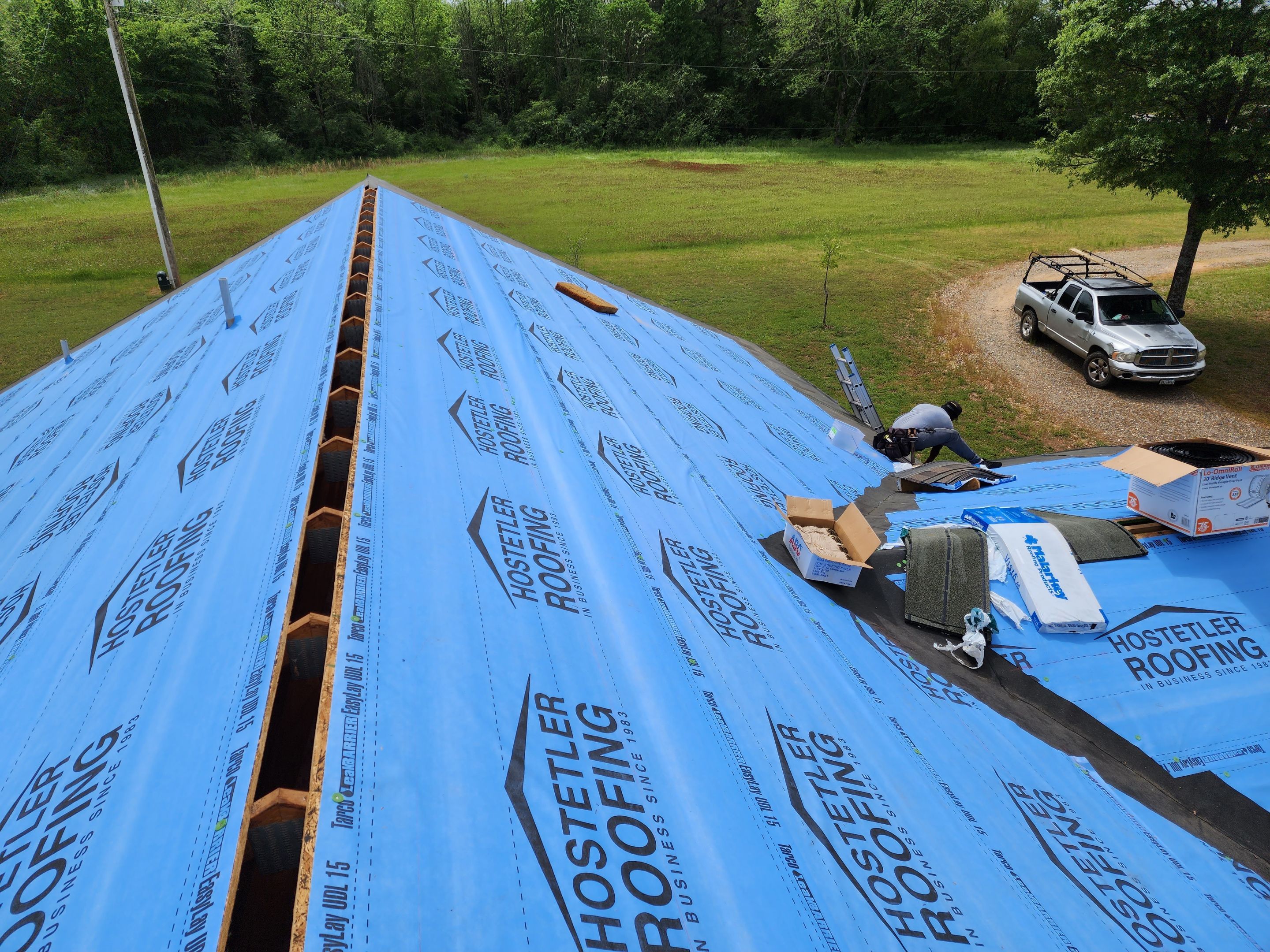 Residential Shingle Reroof using Malarkey Vista by Hostetler Roofing