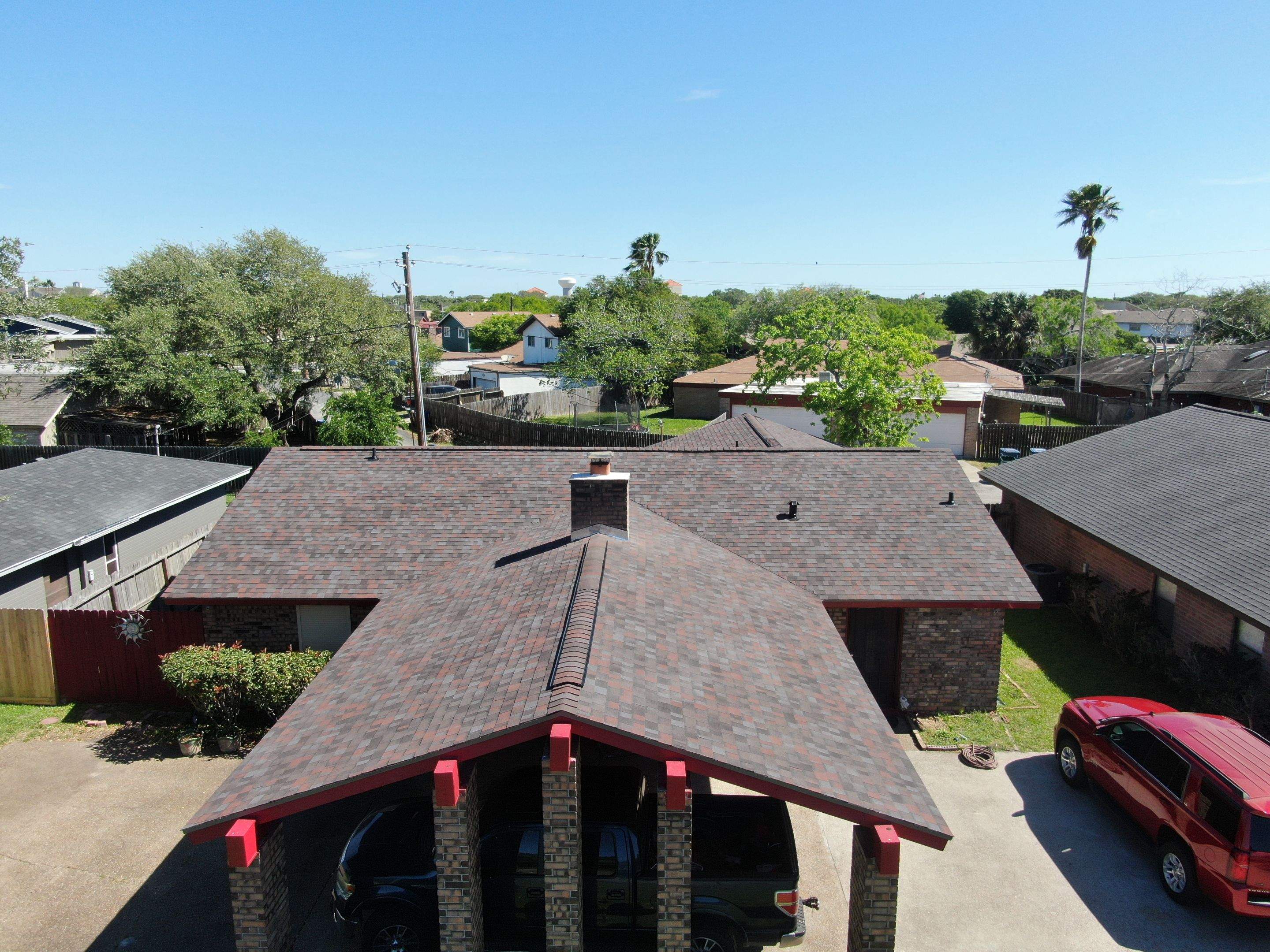 She looks good in Red by Bayfront Roofing and Construction