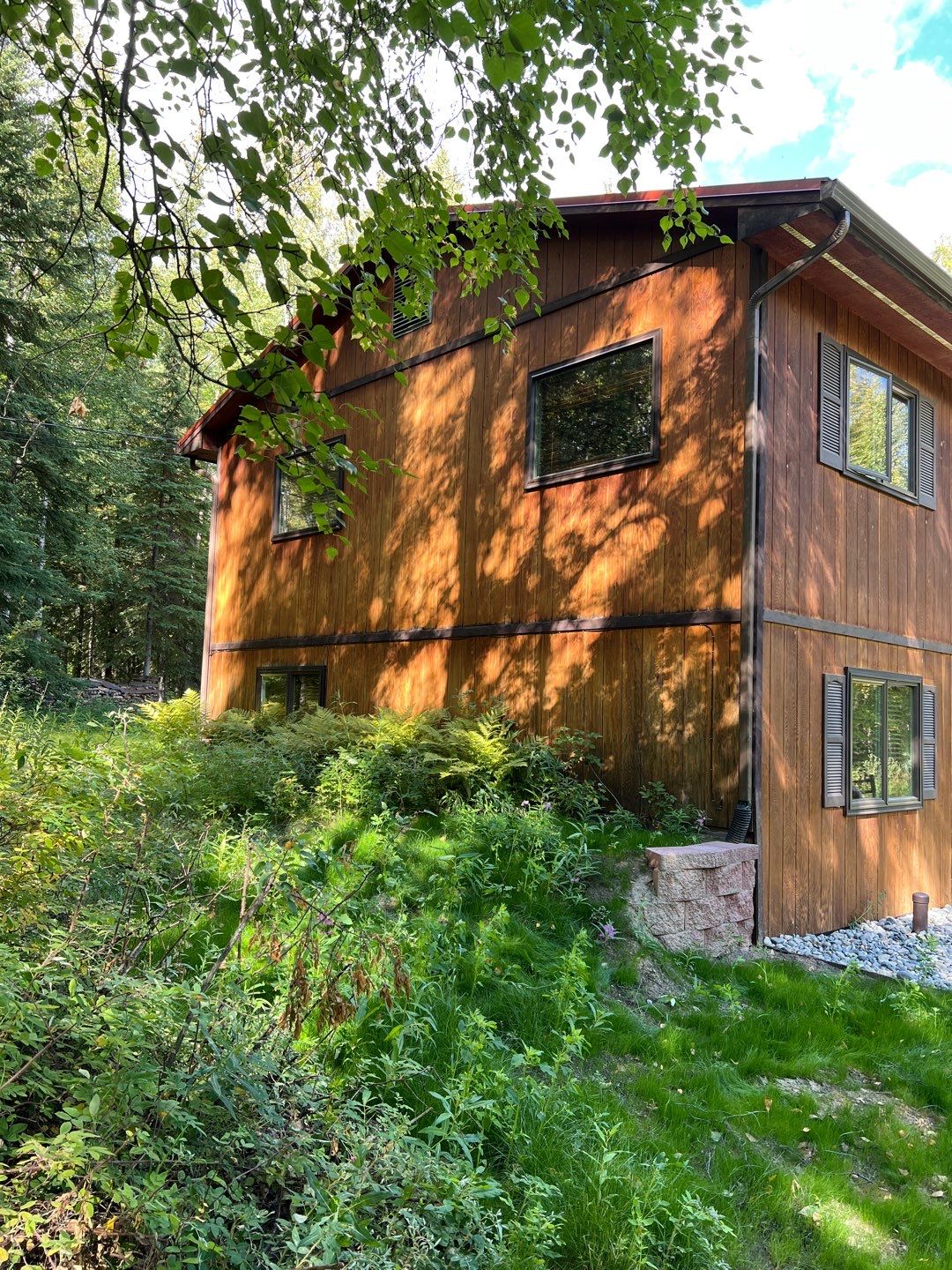 Exterior Wood Staining & Painting by Midnight Sun Painting