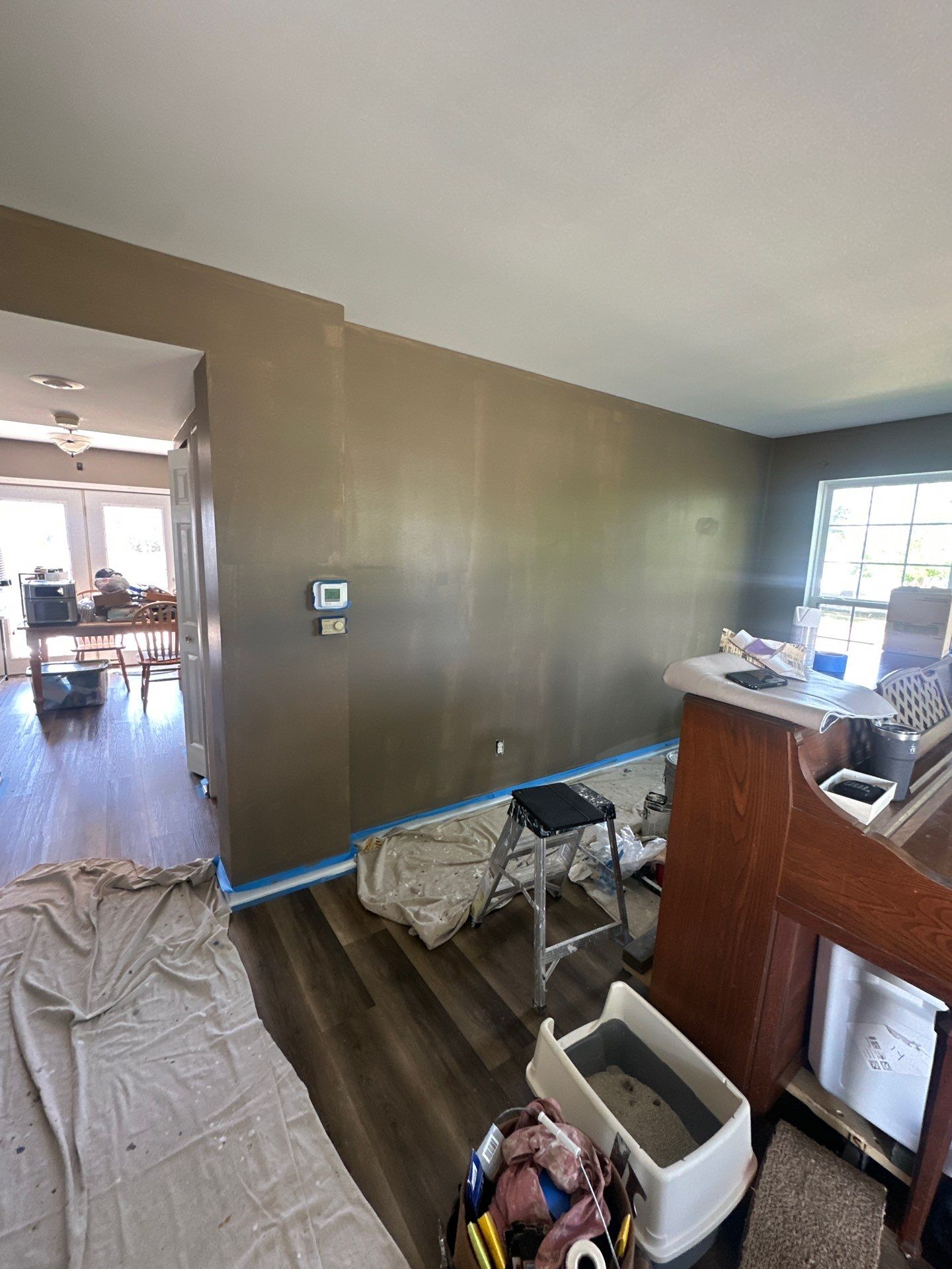 Full Interior Drywall Restoration and Multi-Room Painting in Kenosha by OCS Contracting Services