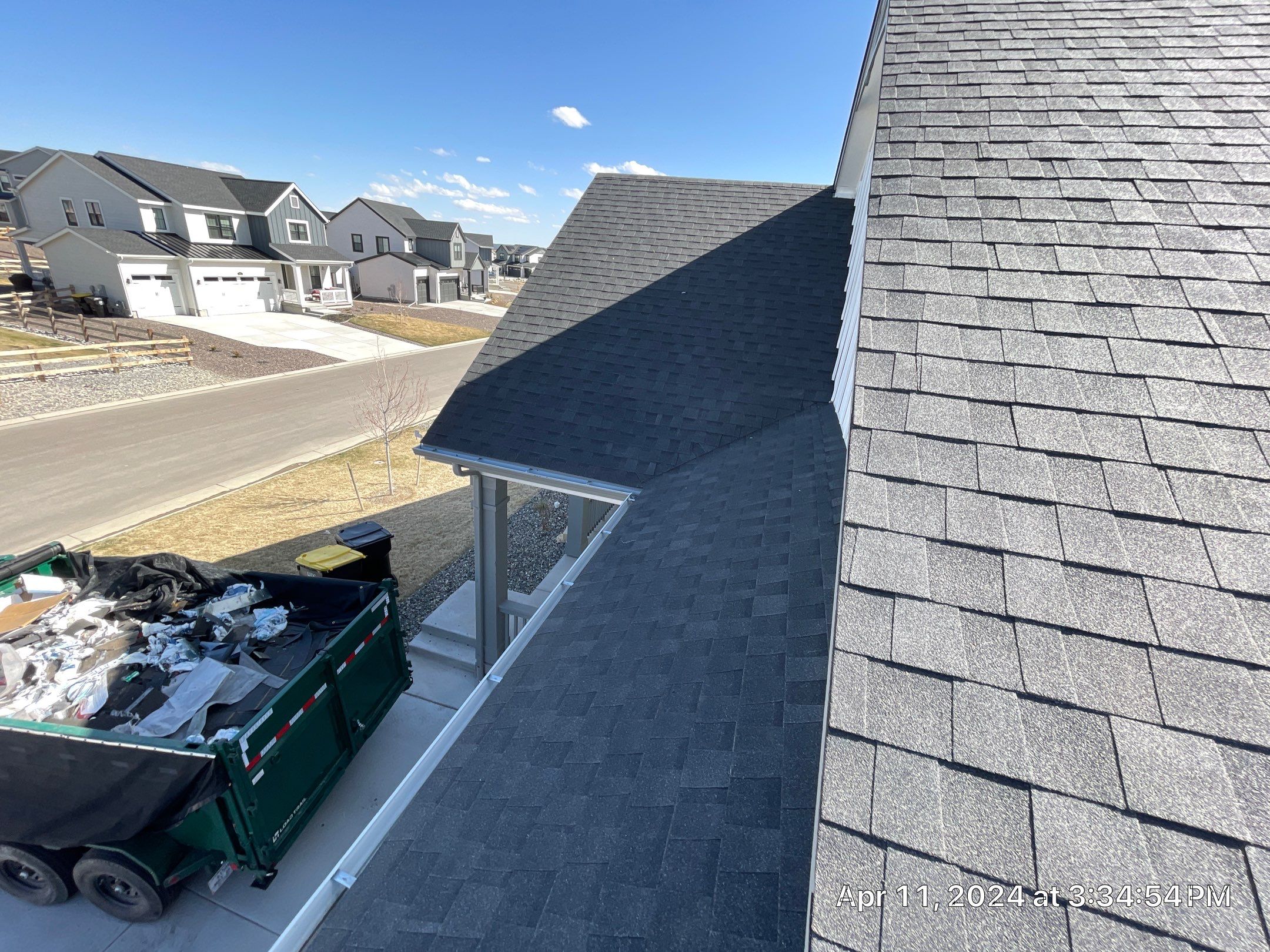 Residential Roofing Installation using Atlas Pinnacle Impact Black Shadow by Blue Peaks Roofing LLC 
