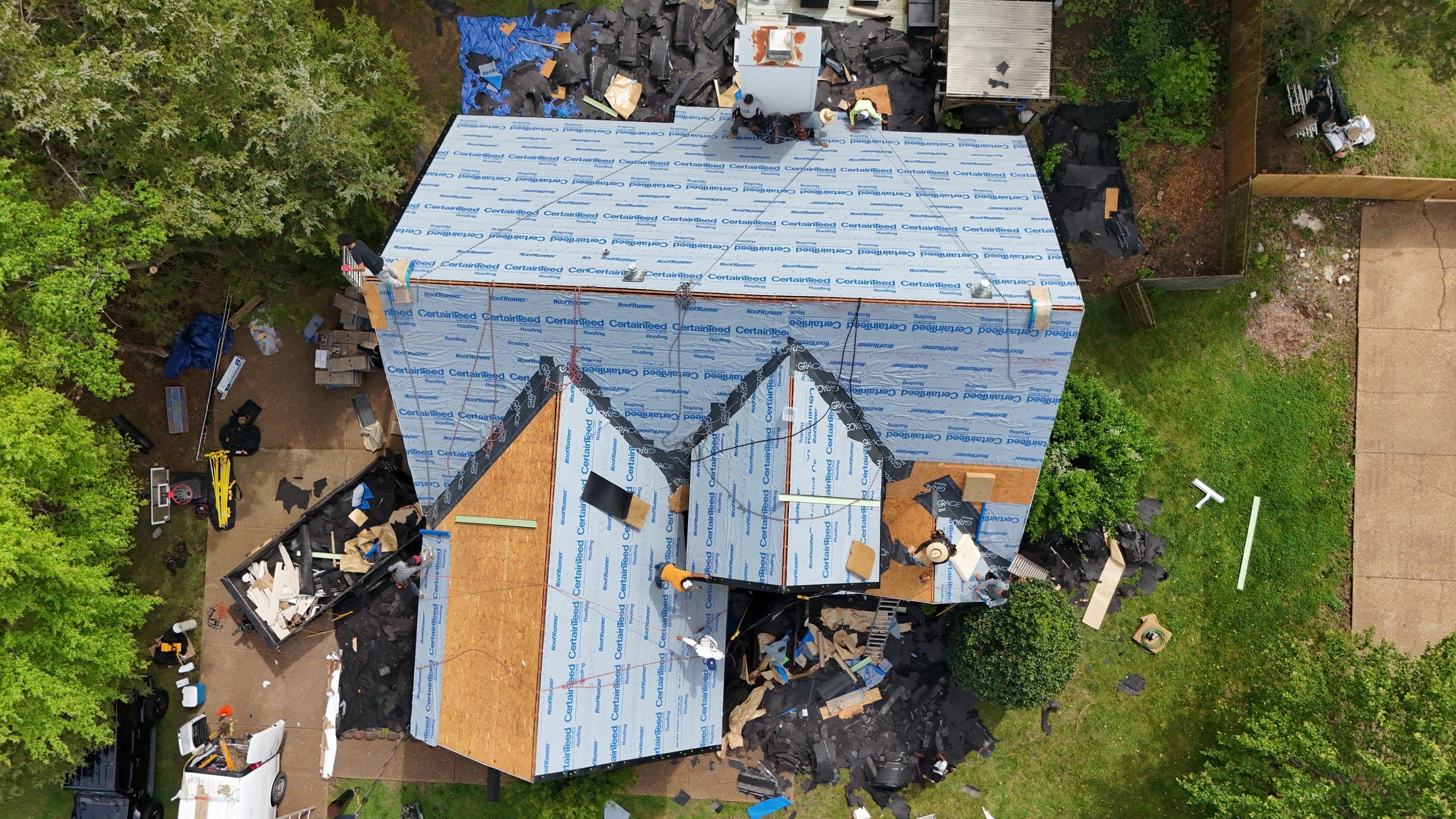 Charcoal Black Re-Roof by Royal House LLC