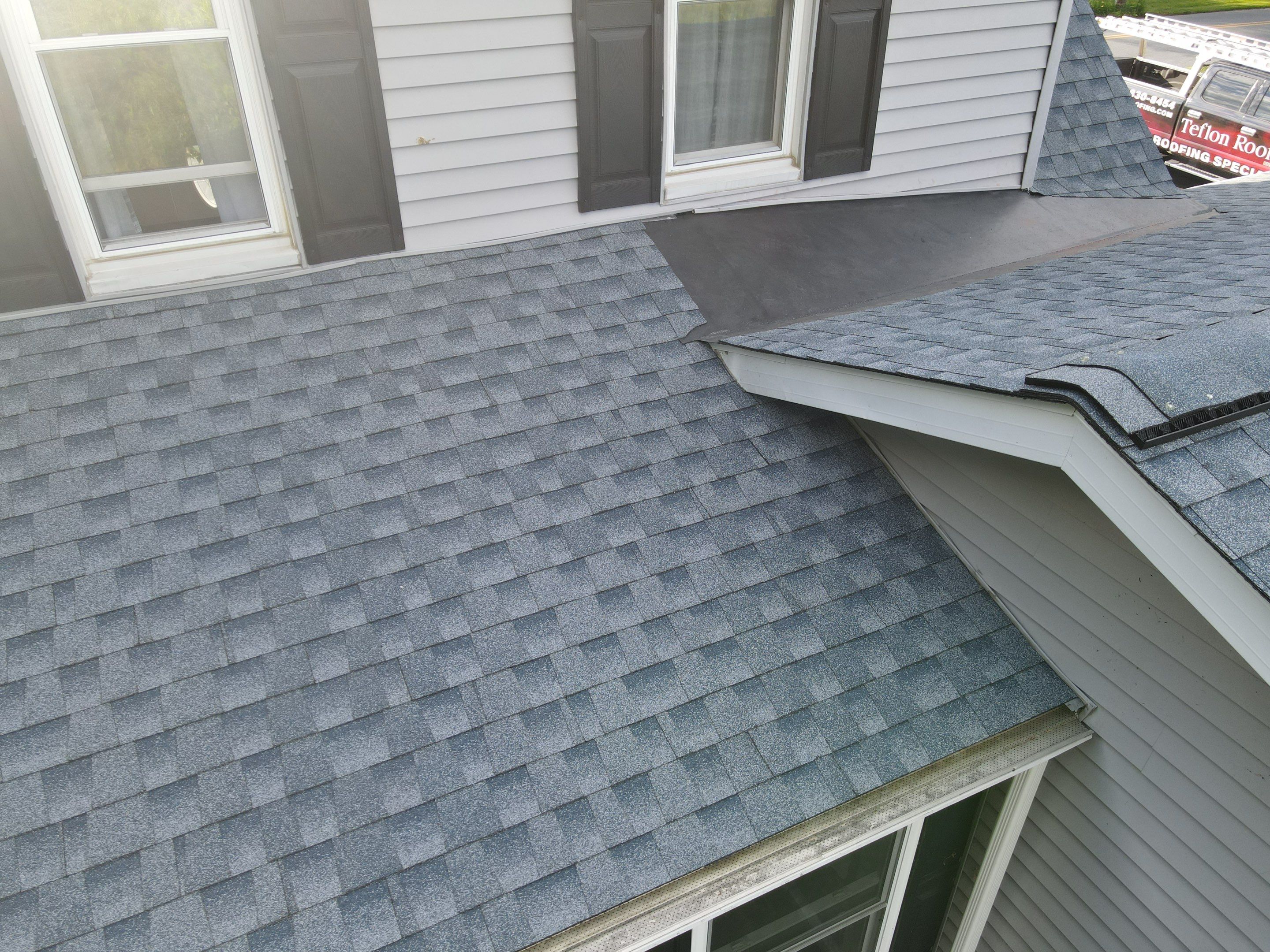 Biscayne Blue Architectural Shingle Install  by Teflon Roofing