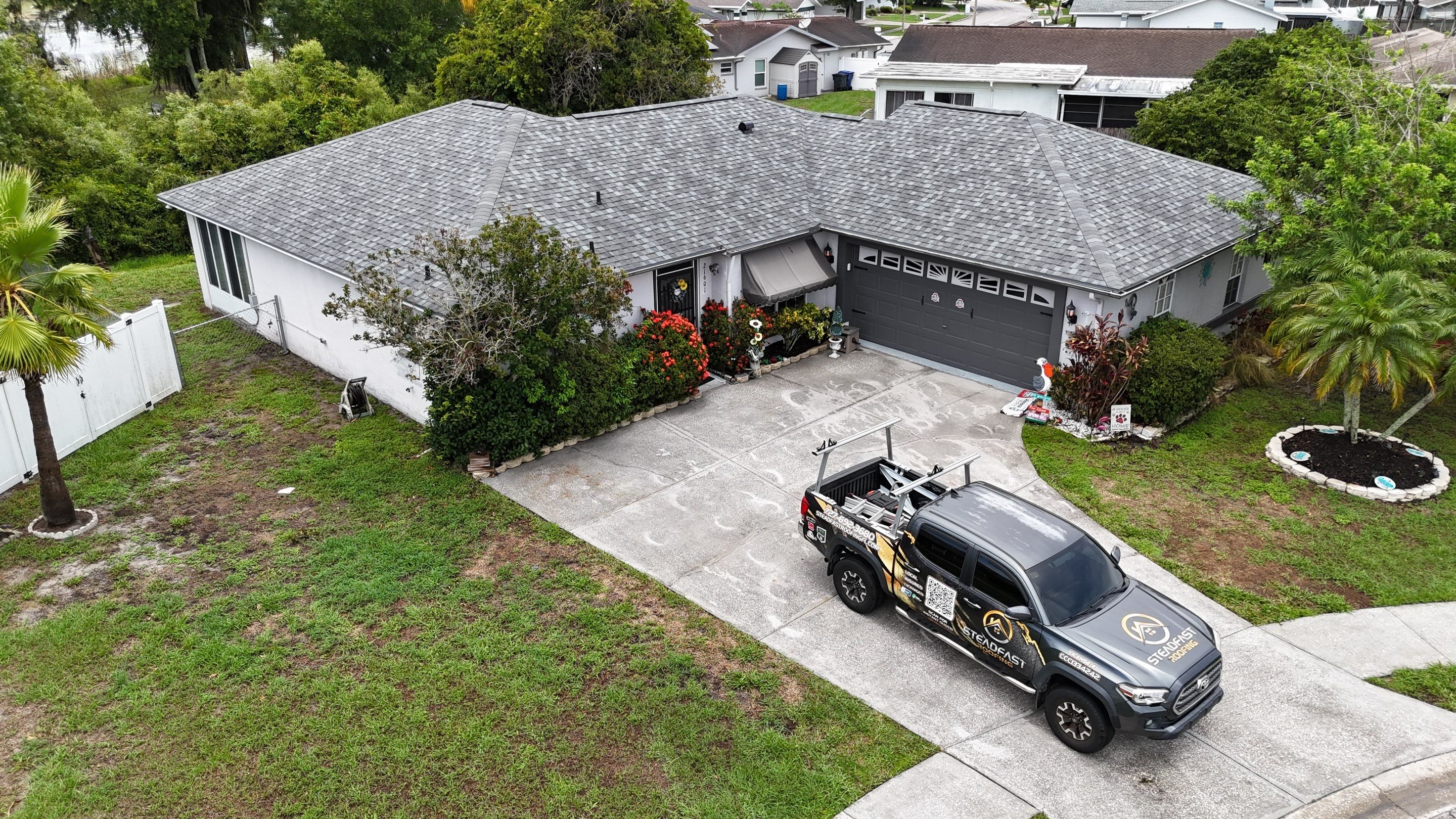 Roof Replacement in Lutz, FL by Steadfast Roofing 