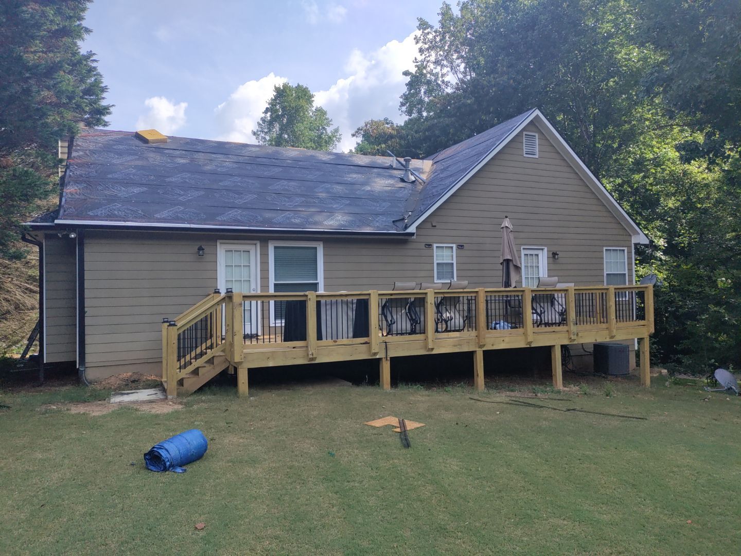 Residential Roof Replacement using Owens Corning Onyx Black by Inspector Roofing and Restoration