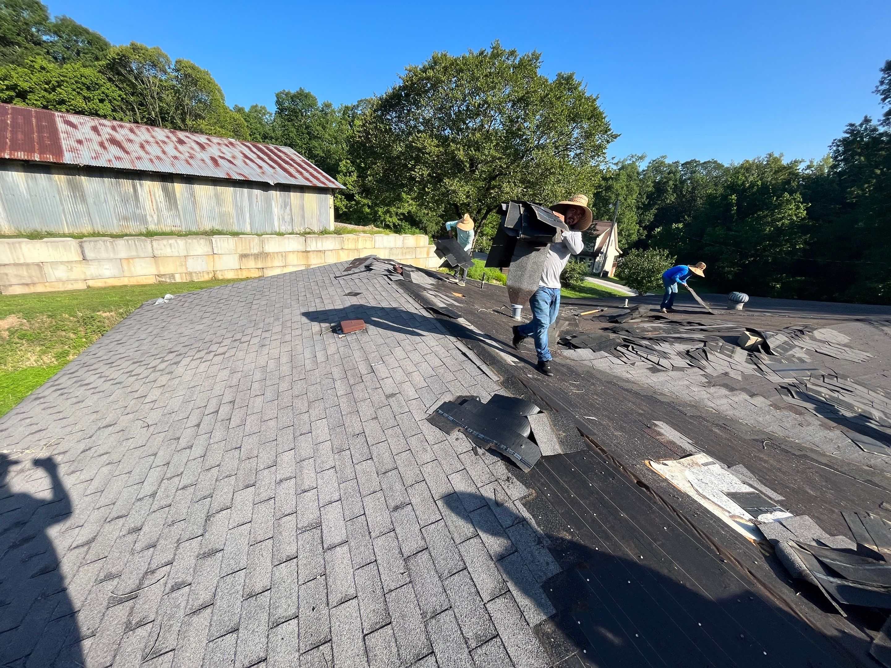 Residential Shingle Reroof using Owens Corning: TruDef Designer (Merlot) by Hostetler Roofing