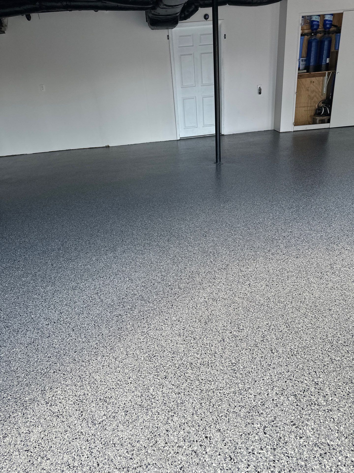 Garage Floor Coating using Nightfall by My Garage Floor Guys