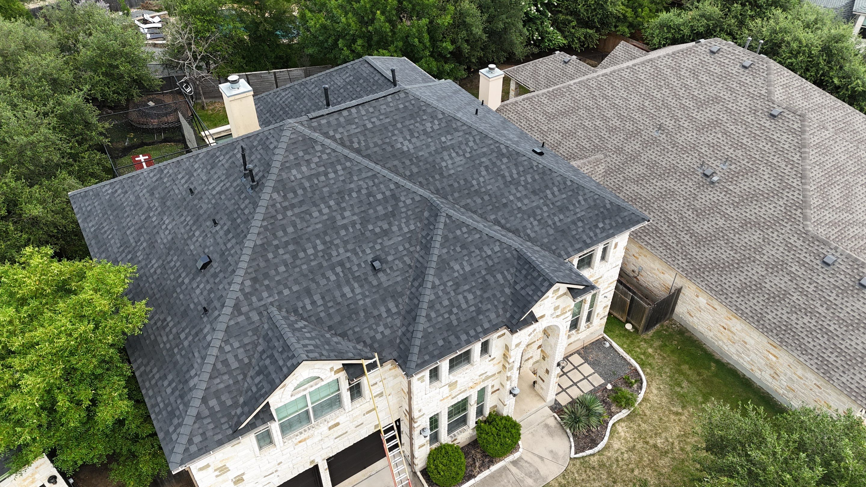 IKO Dynasty Granite Black by Perennial Roofing 