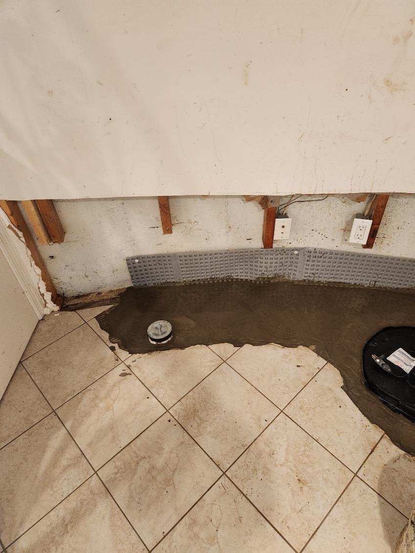 Interior French Drain Parsippany NJ by Pure Service Pro, LLC 