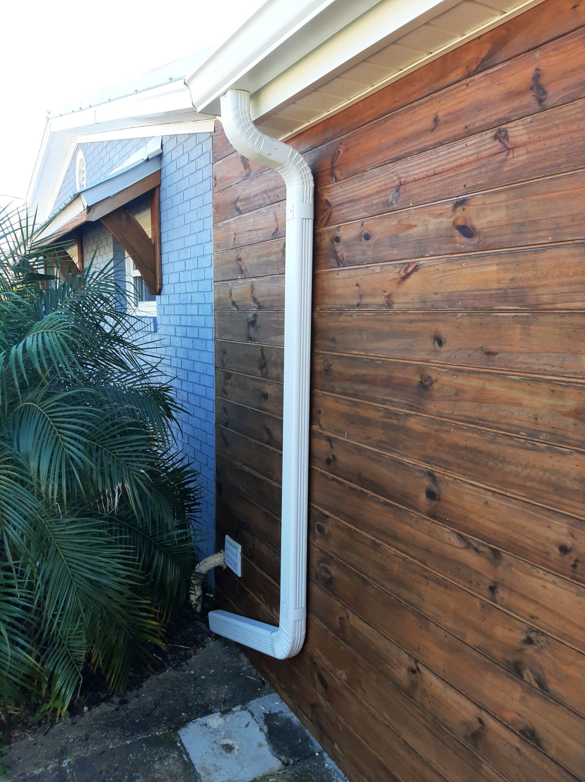 Gutter Installation using K-Style Seamless Gutters and Soffit and Fascia Replacement by Gutter Professors