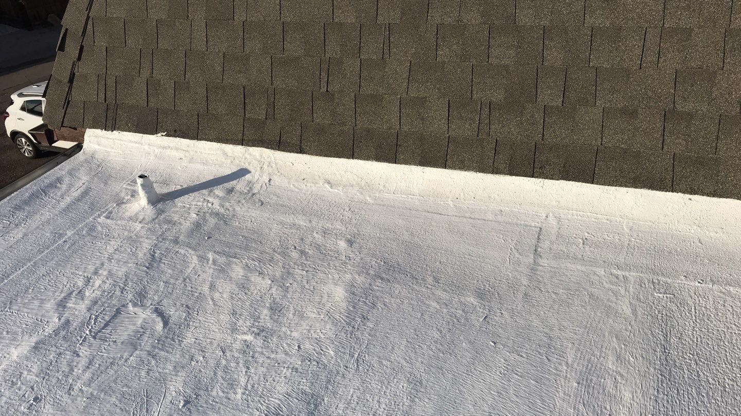Commercial Roofing Installation using Gaco Silicone Coating  by A to Z Roofing