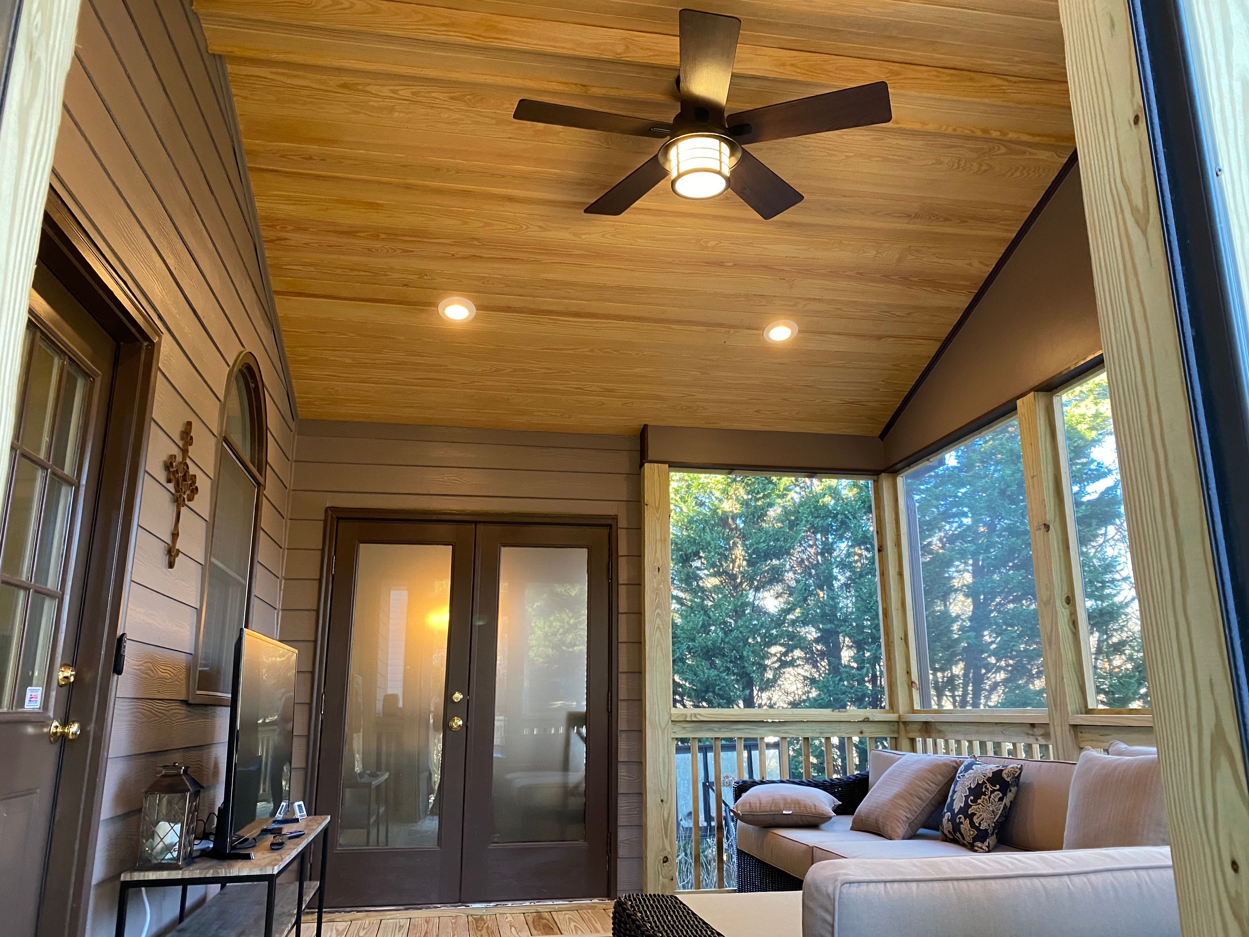 Custom Screened-In Porch and Deck Addition in Powder Springs by Swift Home Renovations